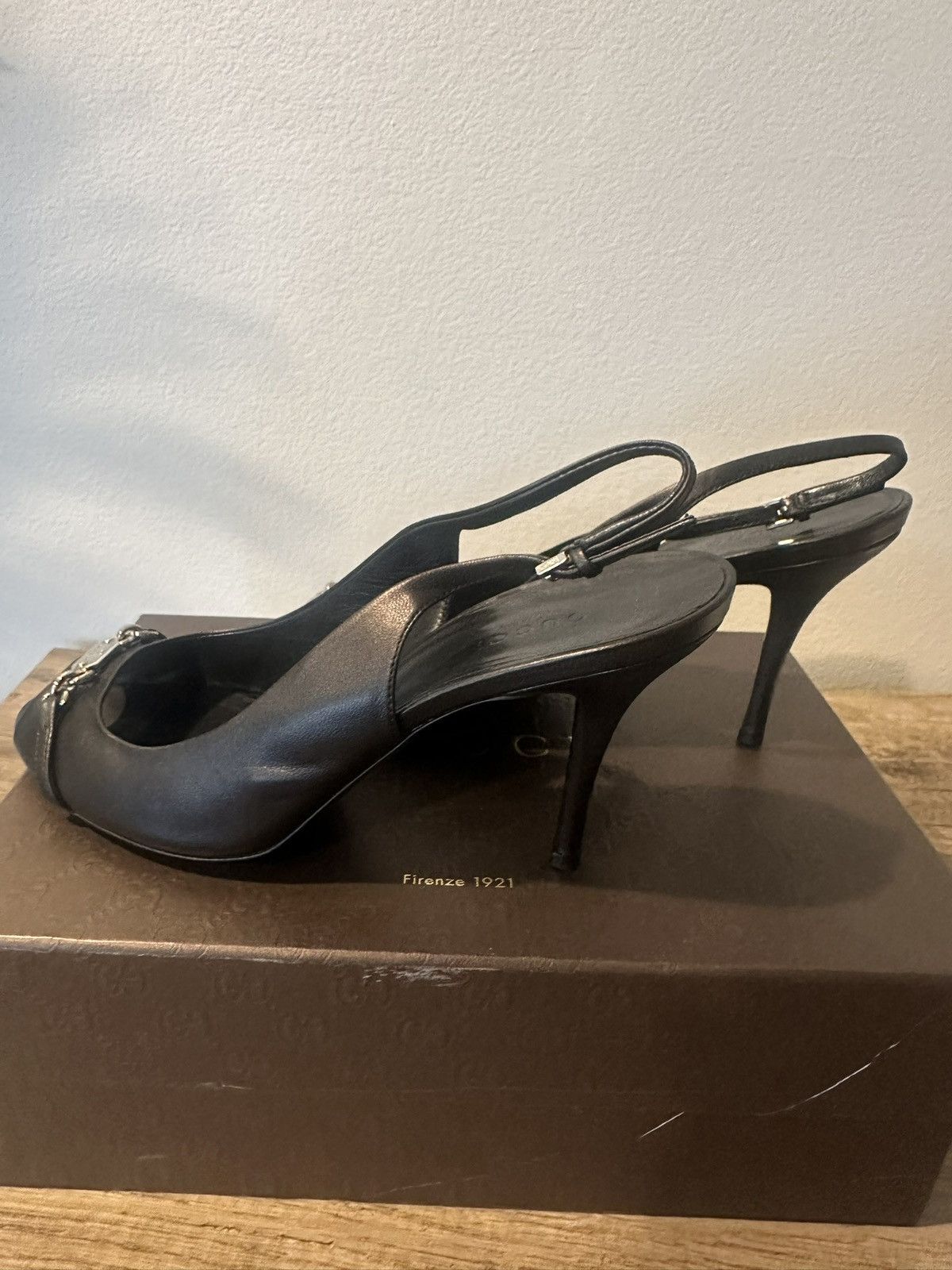 Gucci Gucci Talibu Sling Pump Size US 8.5 / IT 38.5 - 4 Thumbnail
