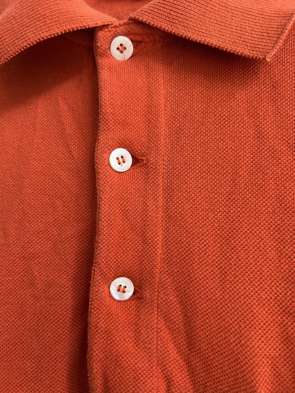 Celine Vintage 1980s Celine Paris Embroidery Logo Pocket Polo Shirt Size US M / EU 48-50 / 2 - 5 Thumbnail