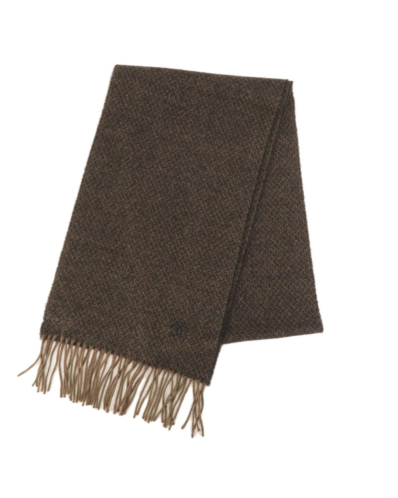 image of Chanel Cashmere Stole For Women - Versatile Elegant And Warm in Brown