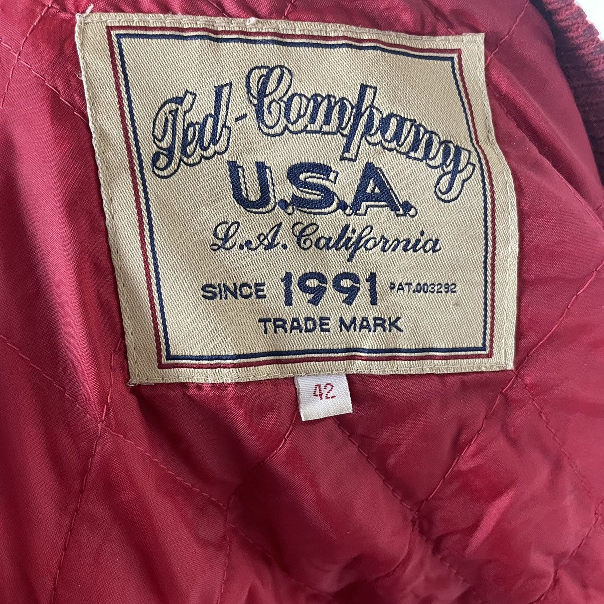 Tedman × Vintage 💥 90s TED COMPANY SPORT VARSITY JACKET BIG LOGO Size US XL / EU 56 / 4 - 12 Thumbnail