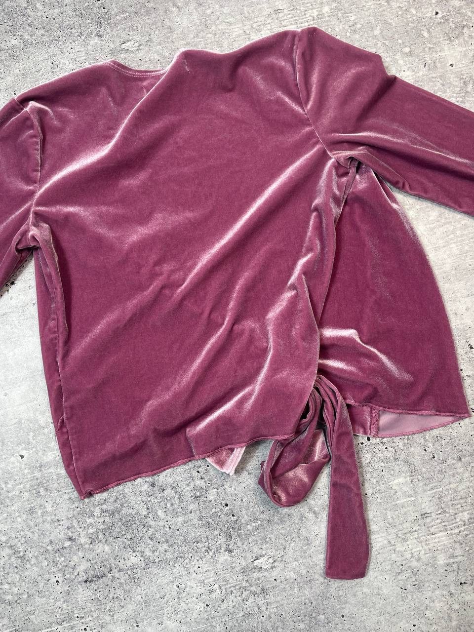Abercrombie & Fitch Vintage Abercrombie And Fitch Velour Babydoll Top Y2K Size XS / US 0-2 / IT 36-38 - 5 Thumbnail