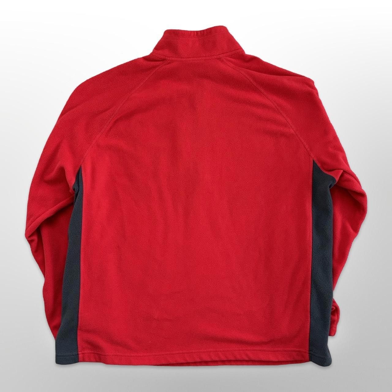 Starter × Vintage Vintage Starter 1/4 Zip Red and Grey Fleece Pullover Size US XL / EU 56 / 4 - 3 Thumbnail