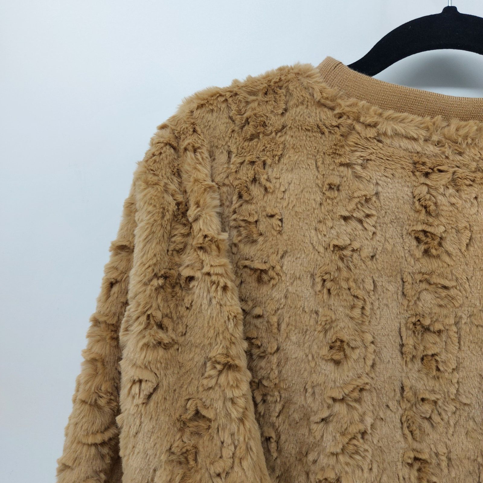 dylan Dylan Faux Fur Pullover Sweater Brown Women Sz M Size M / US 6-8 / IT 42-44 - 13 Thumbnail