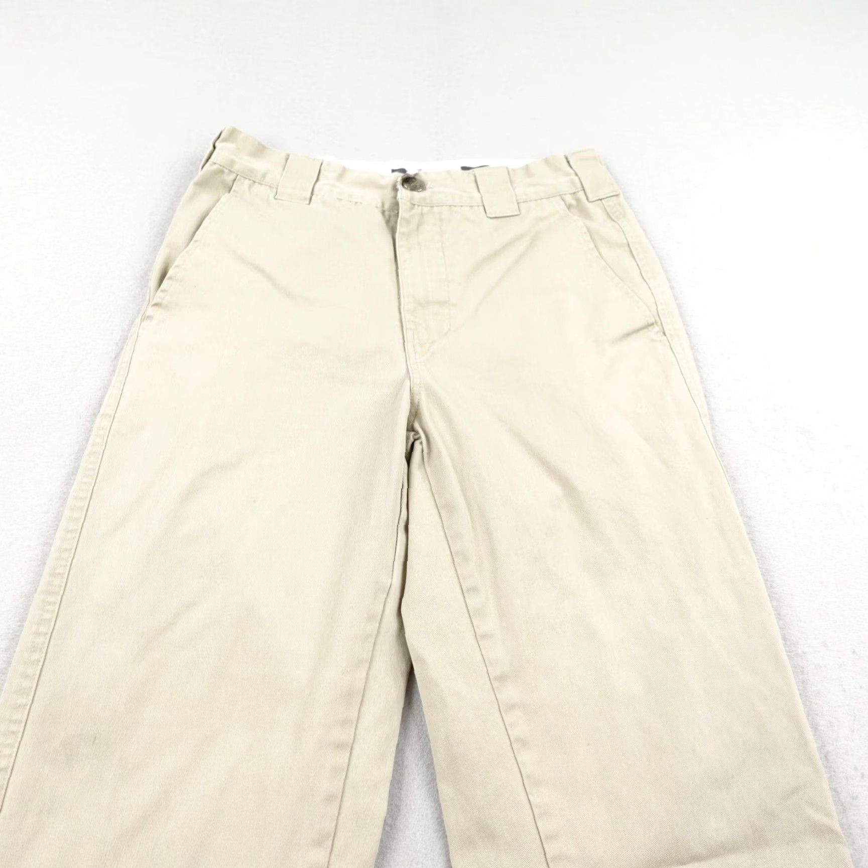 Vintage FB County Pants Mens 28x32 Khaki Beige Tan Loose Fit Straight Leg Work Utility Size US 28 / EU 44 - 2 Thumbnail