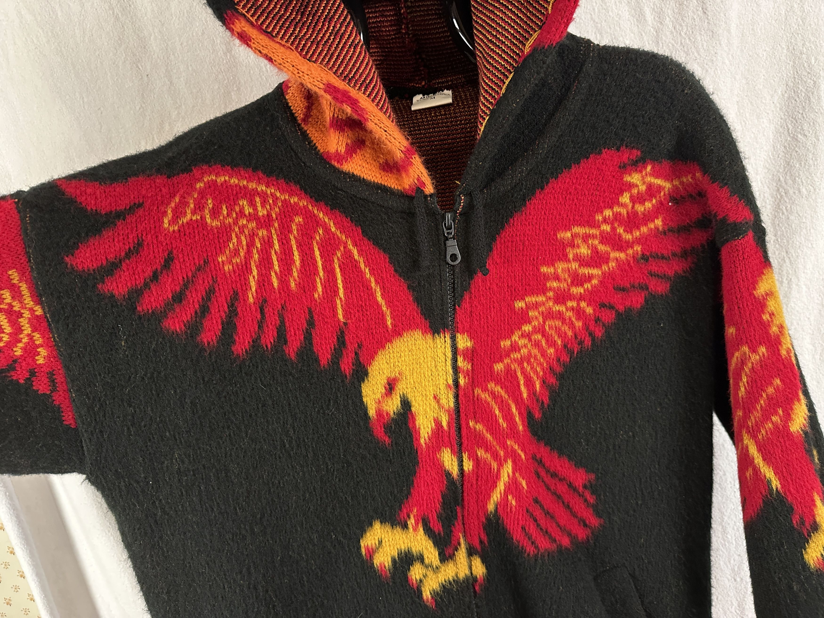 Other Vintage Eagle AOP Wool Zip Hoodie Jacket Adult Medium Size US M / EU 48-50 / 2 - 3 Thumbnail