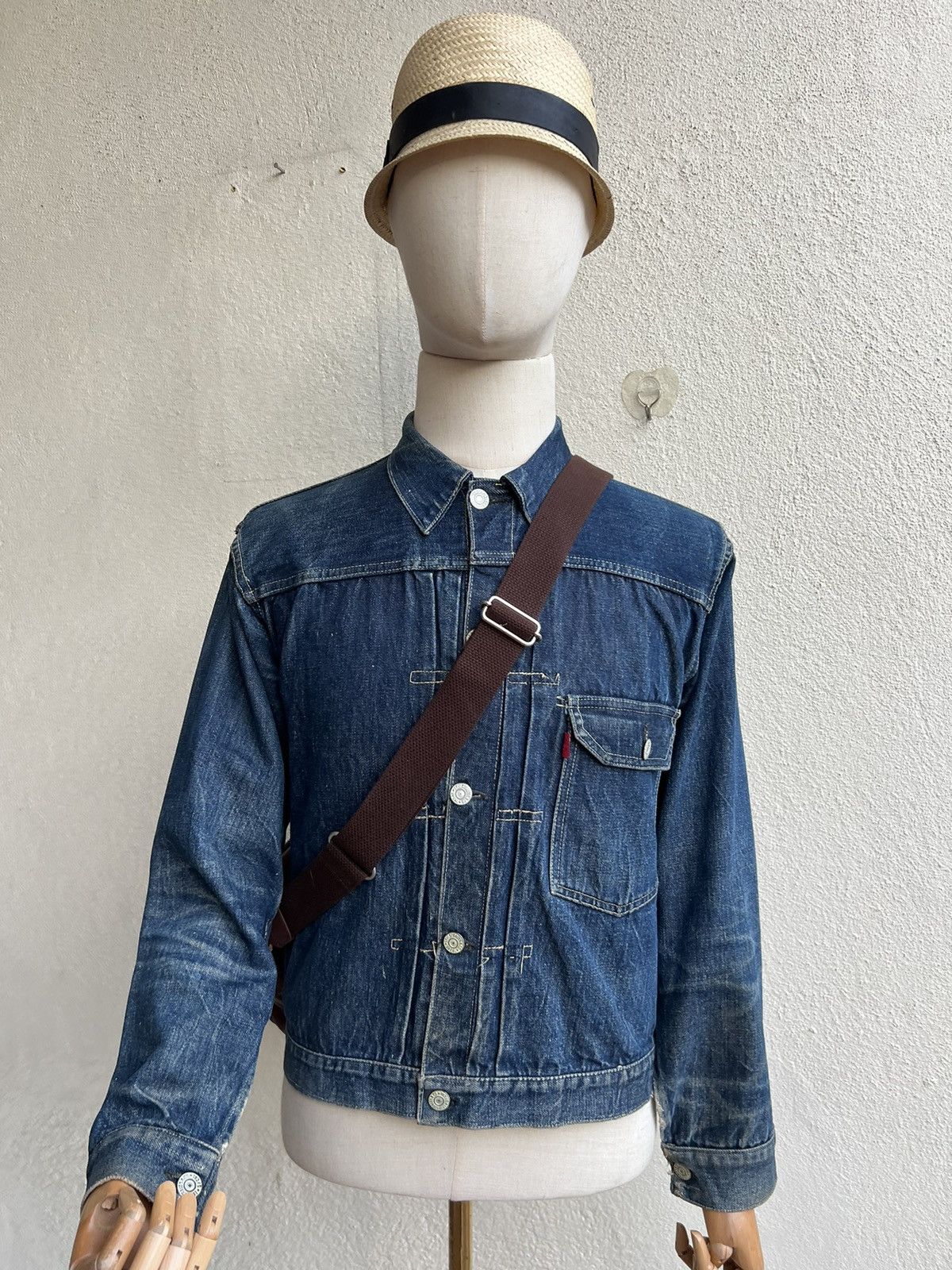 Japanese Brand Vintage Butler Verner Sails Patina Leather Bag 2 Compartment Size ONE SIZE - 6 Thumbnail