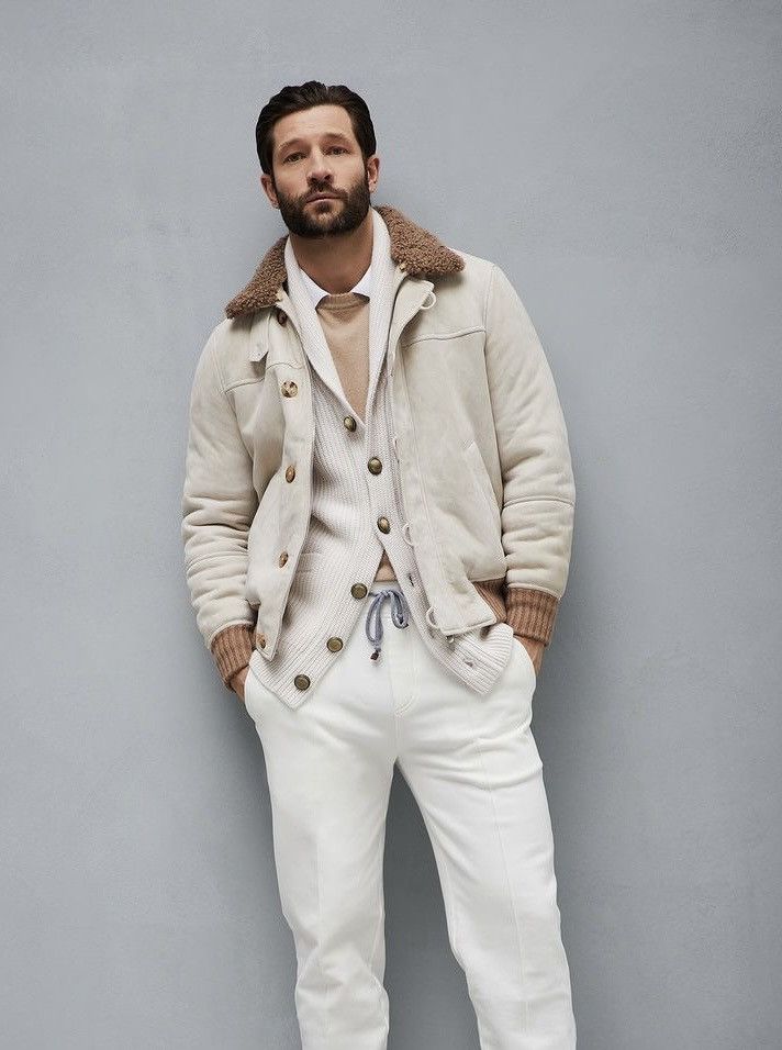 Brunello Cucinelli RRP $10500 Brunello Cucunelli suede sheepskin coat Jacket Size US XL / EU 56 / 4 - 6 Thumbnail