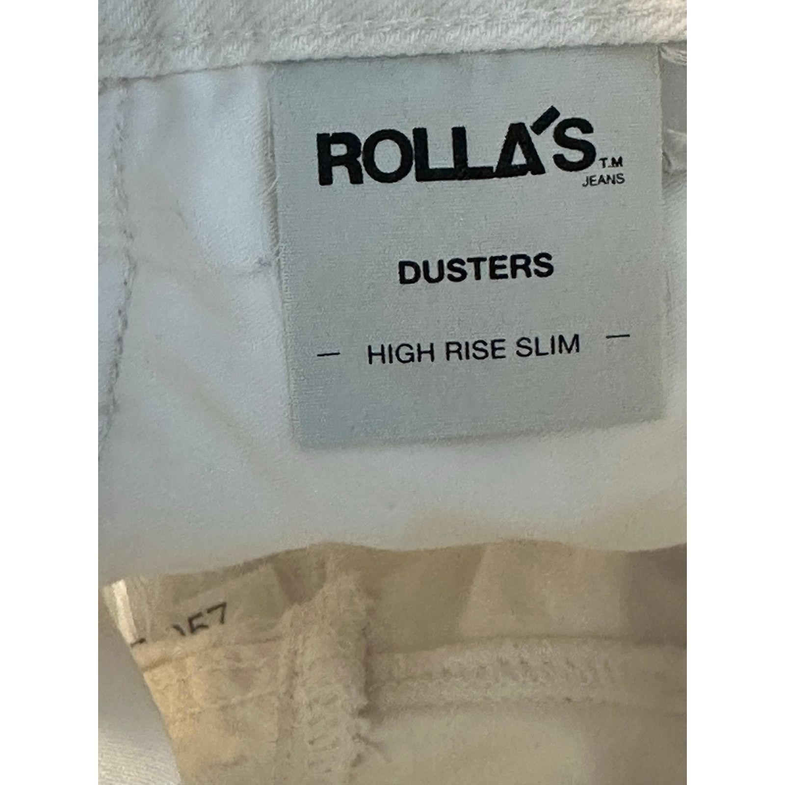 Rolla's Rolla's white duster high rise slim shorts size 25 -0 Size 26" / US 2 / IT 38 - 5 Thumbnail