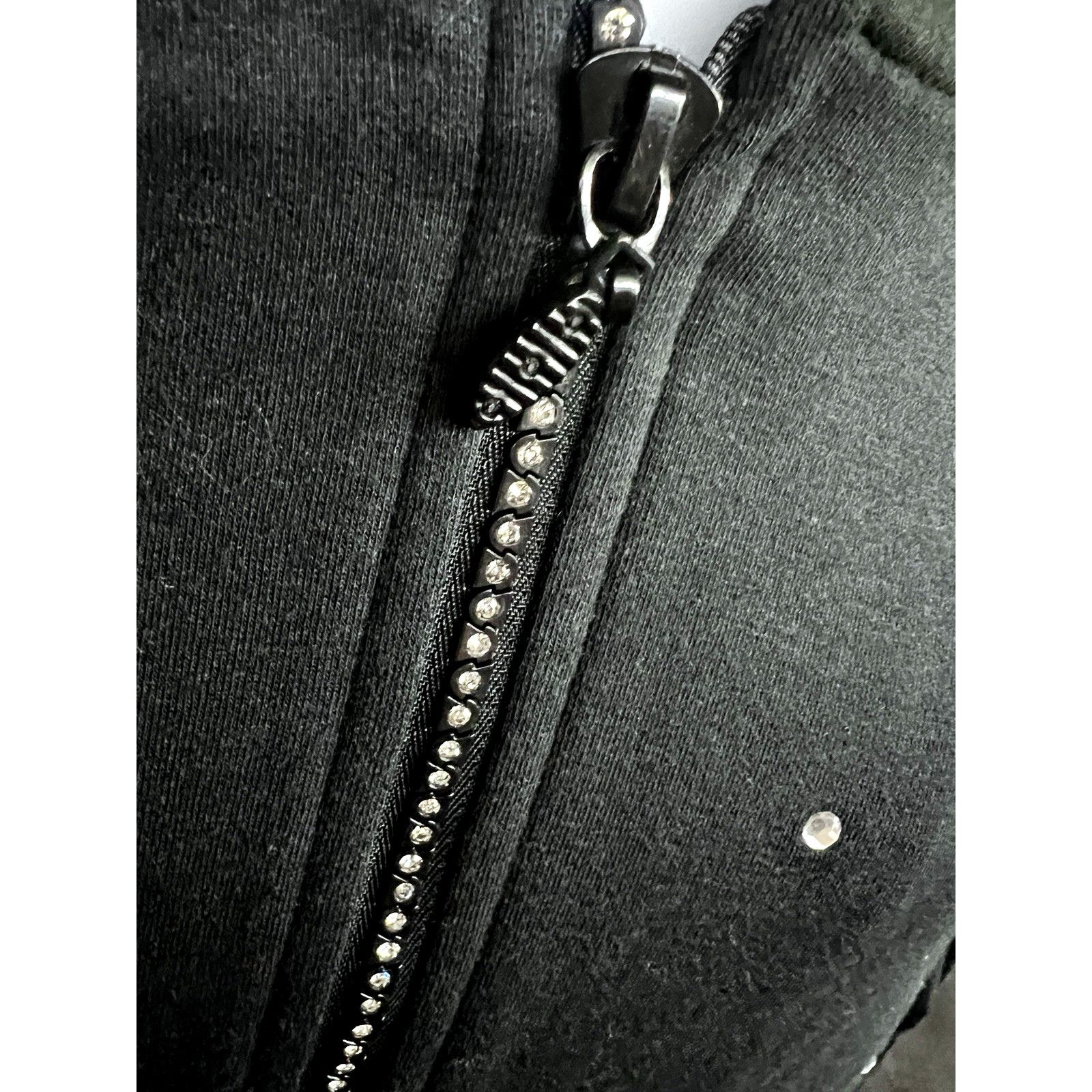 Other Quacker Factory Black Zip Up Jacket Plus 3X Rhinestones New Size 3XL / US 20-22 - 7 Thumbnail