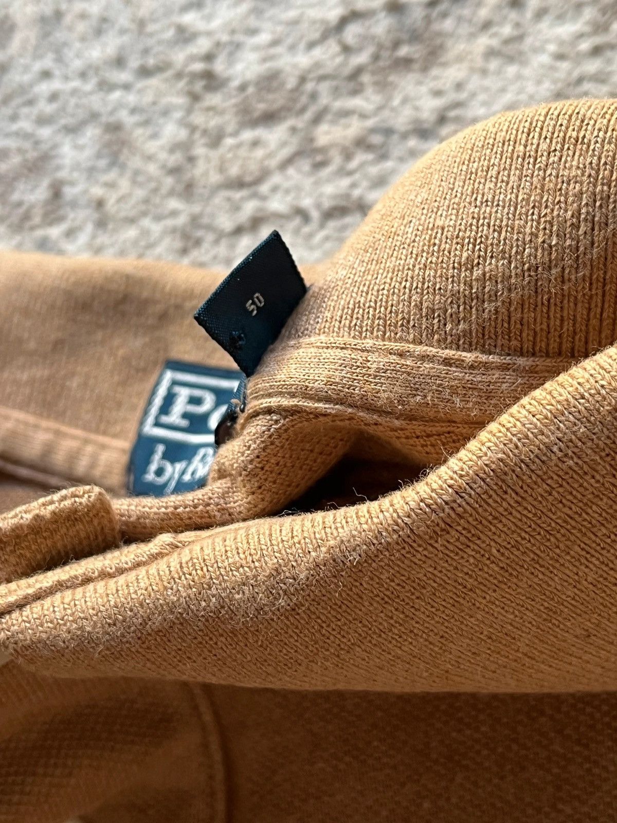 Polo Ralph Lauren Polo Ralph Lauren Sz L Made in Philippines Beige Rugby Size US L / EU 52-54 / 3 - 13 Thumbnail