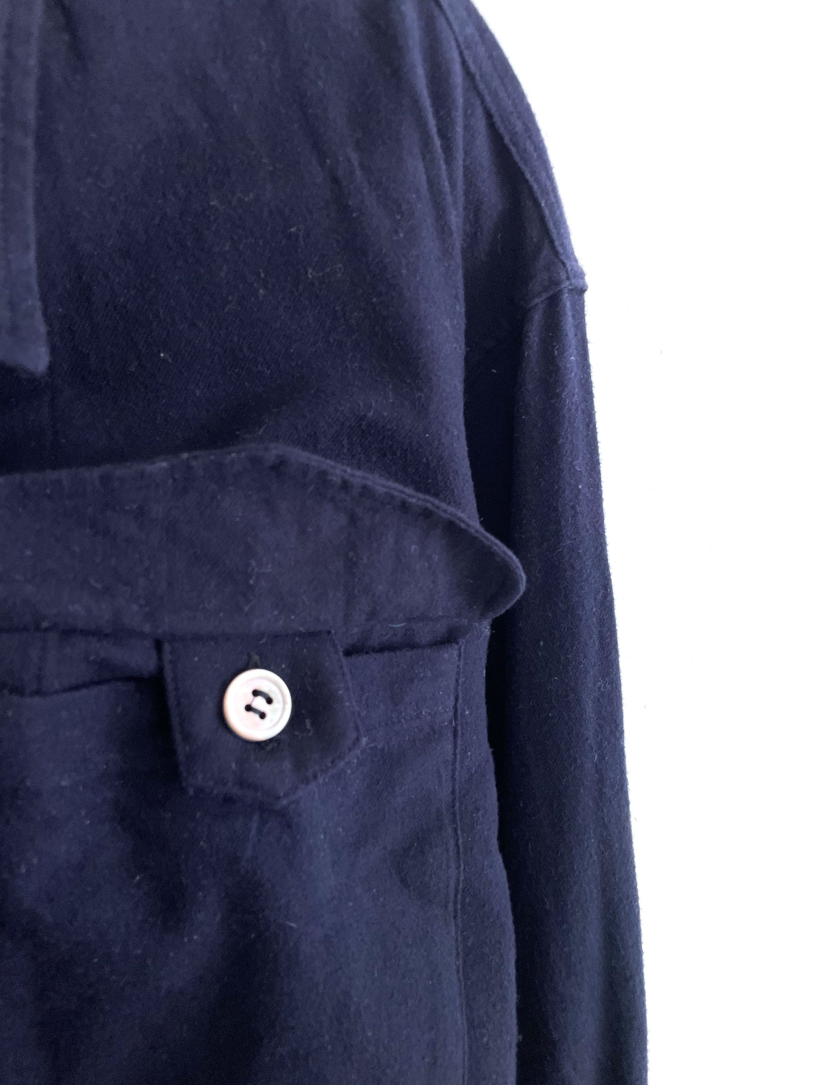 Yohji Yamamoto Brushed Cotton Cargo Zip Shirt Size US L / EU 52-54 / 3 - 10 Thumbnail