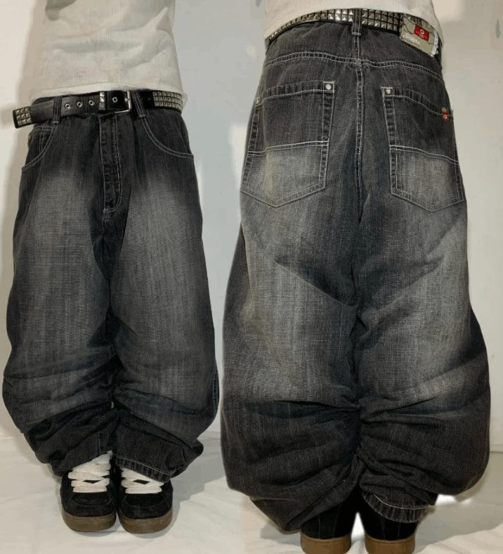 Popular High Waist Baggy Wide-leg Pants