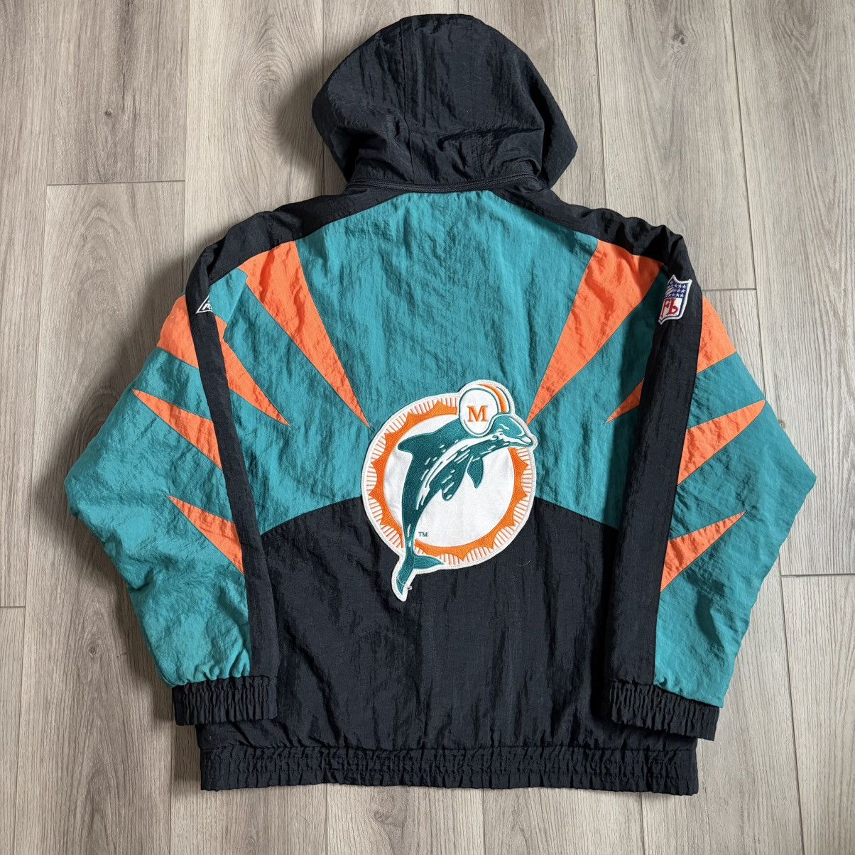 NFL VINTAGE 90s MIAMI DOLPHINS APEX JACKET Size US M / EU 48-50 / 2 - 1 Thumbnail
