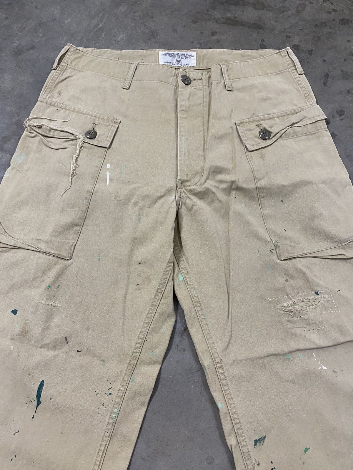 Avirex Avirex Monkey Pant Workwear Distressed @314 Size US 32 / EU 48 - 10 Thumbnail