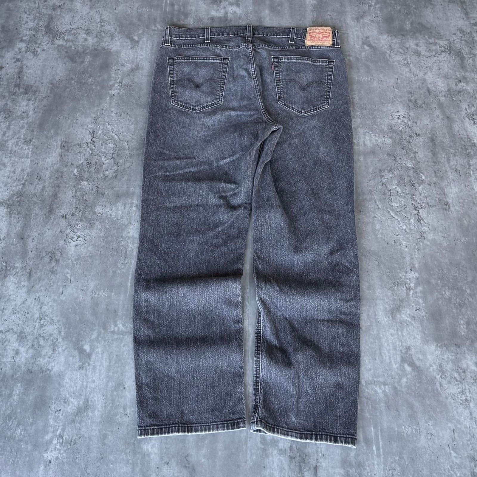 Levi's × Levi's Vintage Clothing × Vintage Vintage Y2K Levi’s 541 Faded Grey Grunge Opium Denim Jeans Size US 39 - 1 Thumbnail