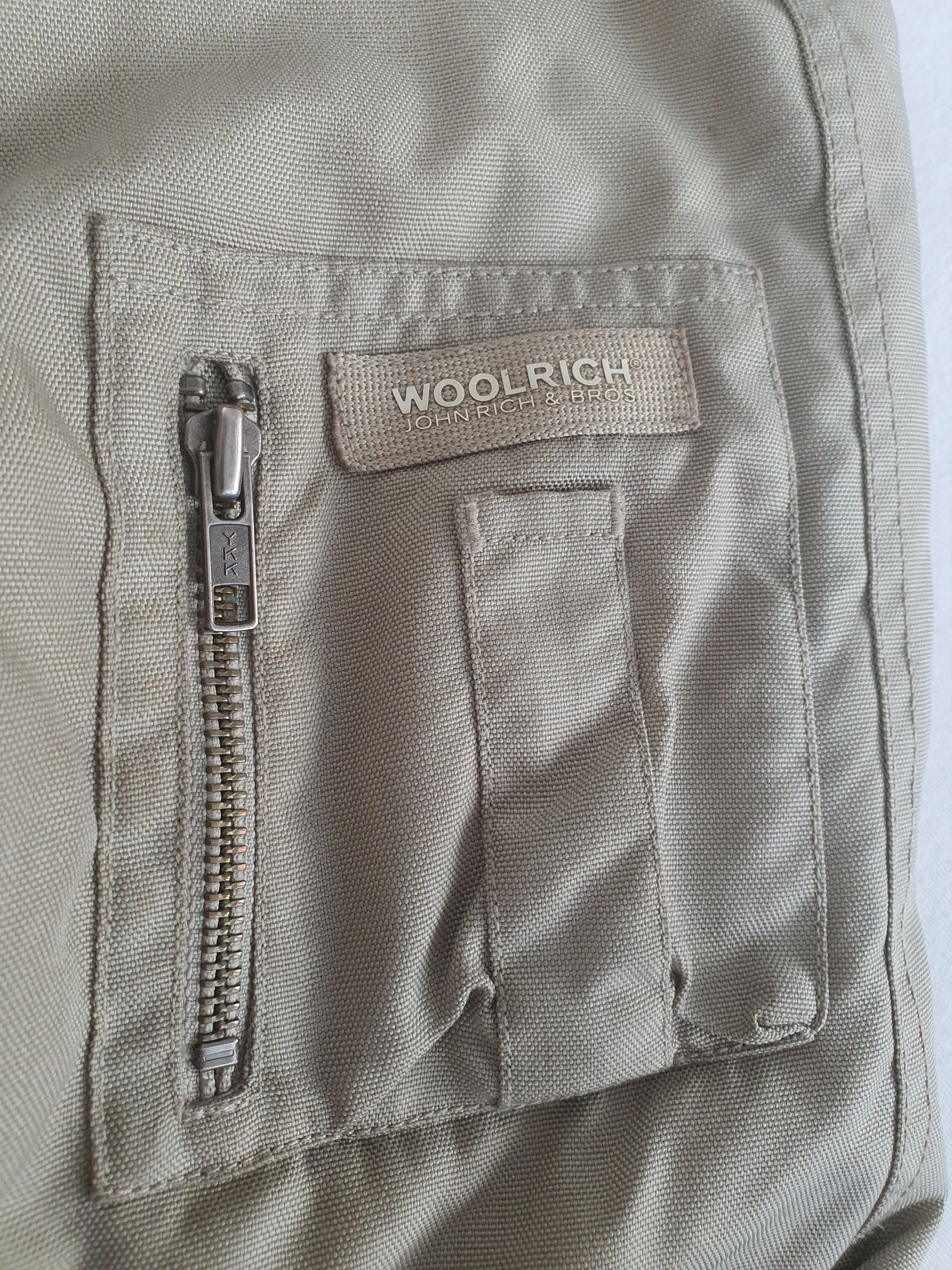 Woolrich Woolen Mills N2B Thermolite Hooded Bomber Jacket w Faux Fur Trim Size M / US 6-8 / IT 42-44 - 8 Thumbnail