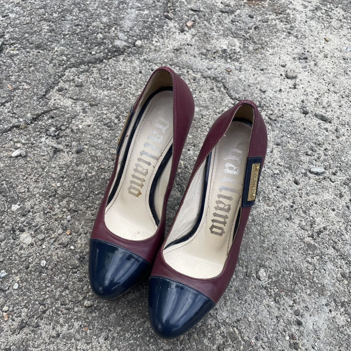 John Galliano Rare 90s John Galliano platform lacquered heels shoes dior Size US 5 / IT 35 - 5 Thumbnail