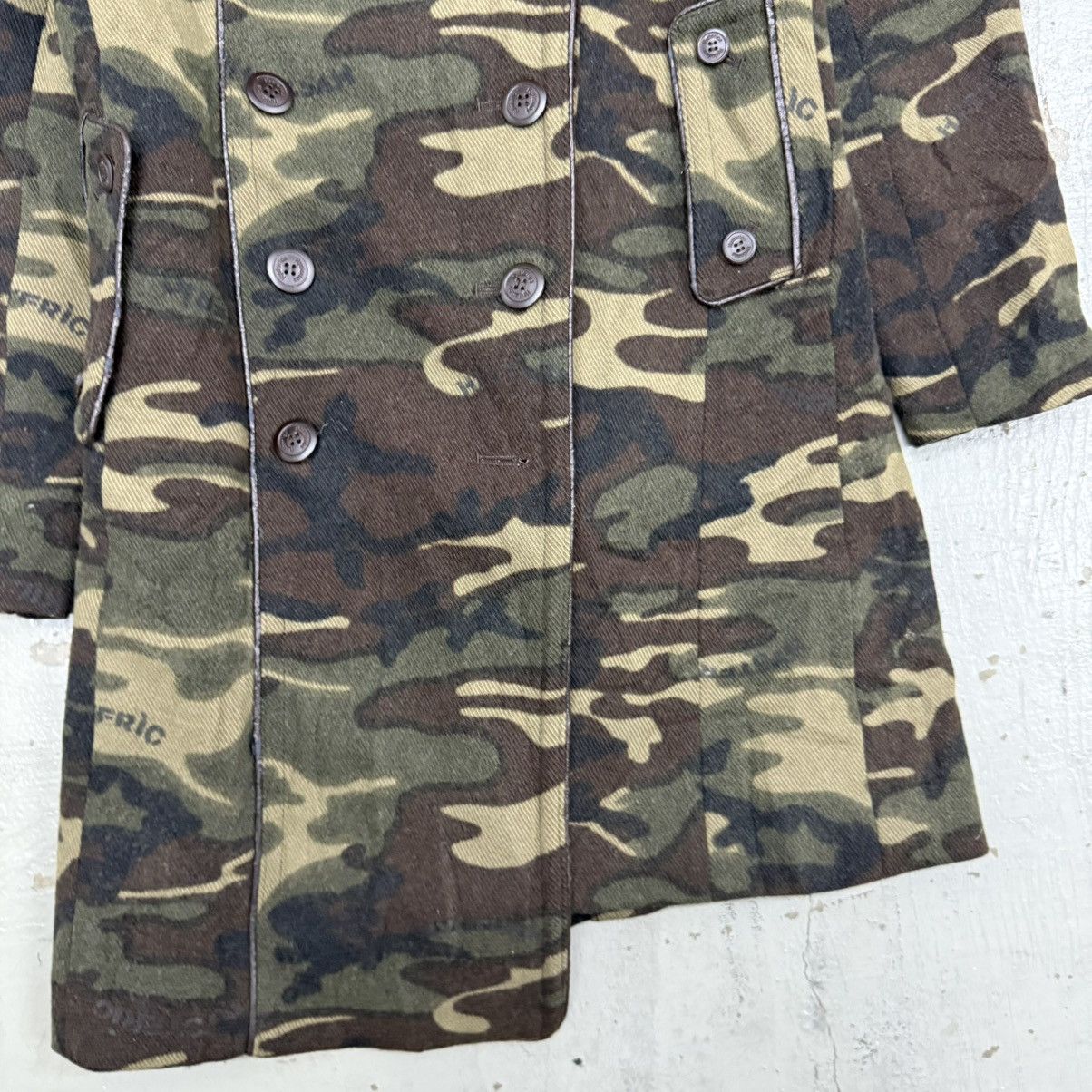 Hysteric Glamour Grail Vintage Hysteric Glamour Camouflage Trench Coat Jacket Size US S / EU 44-46 / 1 - 5 Thumbnail