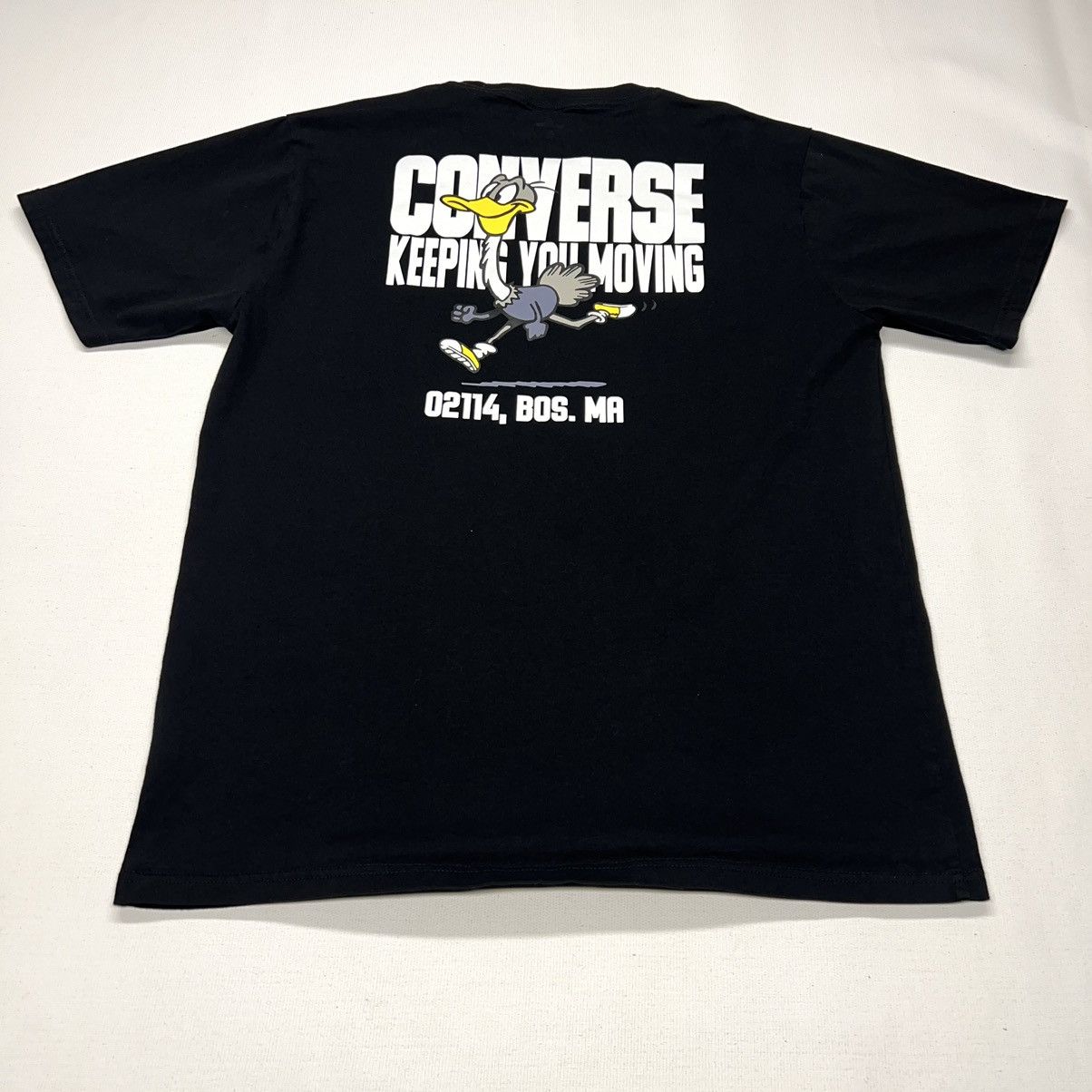 Converse Converse Tee Shirt Black Bird Boston Running All Star Size US L / EU 52-54 / 3 - 1 Thumbnail