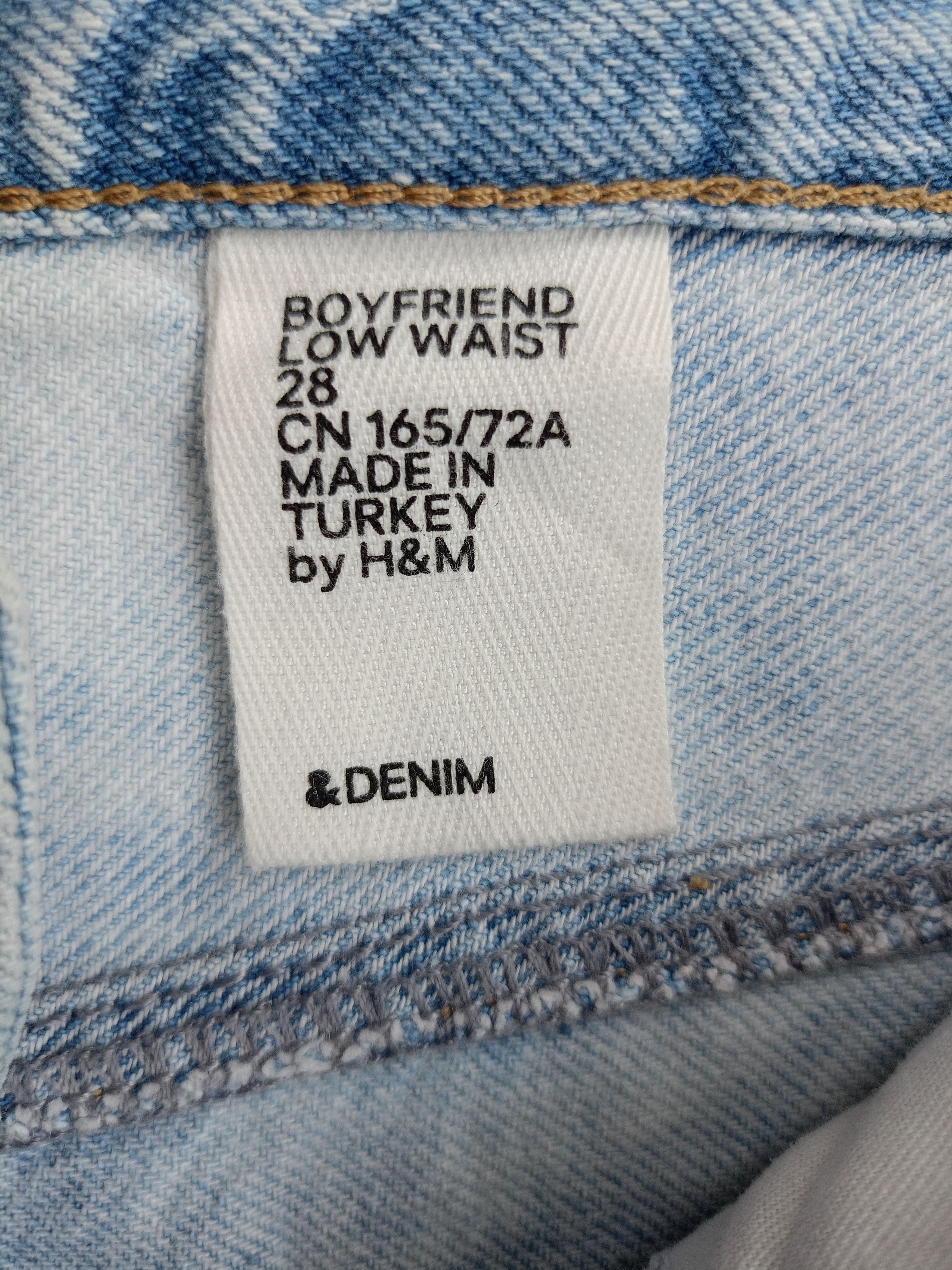 H&M & DENIM by H&M Boyfriend Distressed Streetwear Size 28" / US 6 / IT 42 - 13 Thumbnail