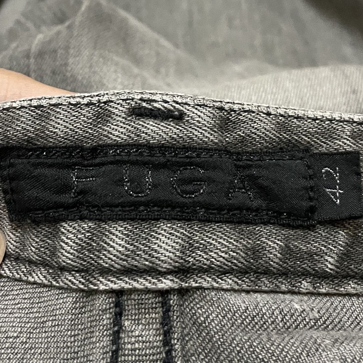 14th Addiction Very Rare Vintage Japanese Brand FUGA Flash Jeans 1990s Size US 30 / EU 46 - 9 Thumbnail