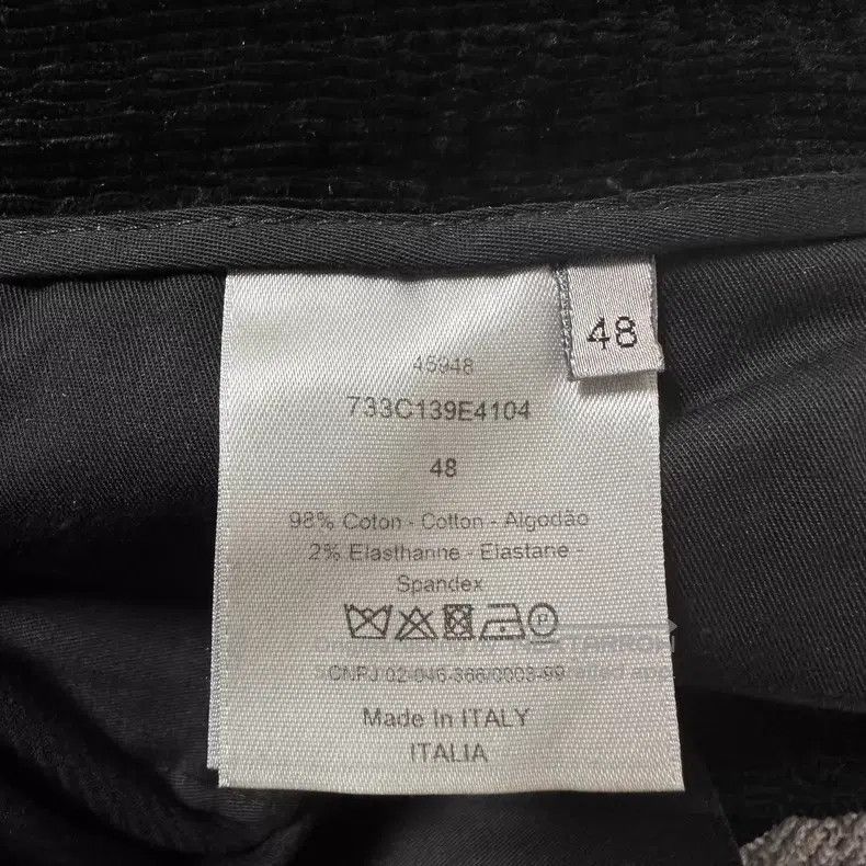 Dior Dior Black corduroy side zipper drawstring sweatpants Size US 32 / EU 48 - 6 Thumbnail