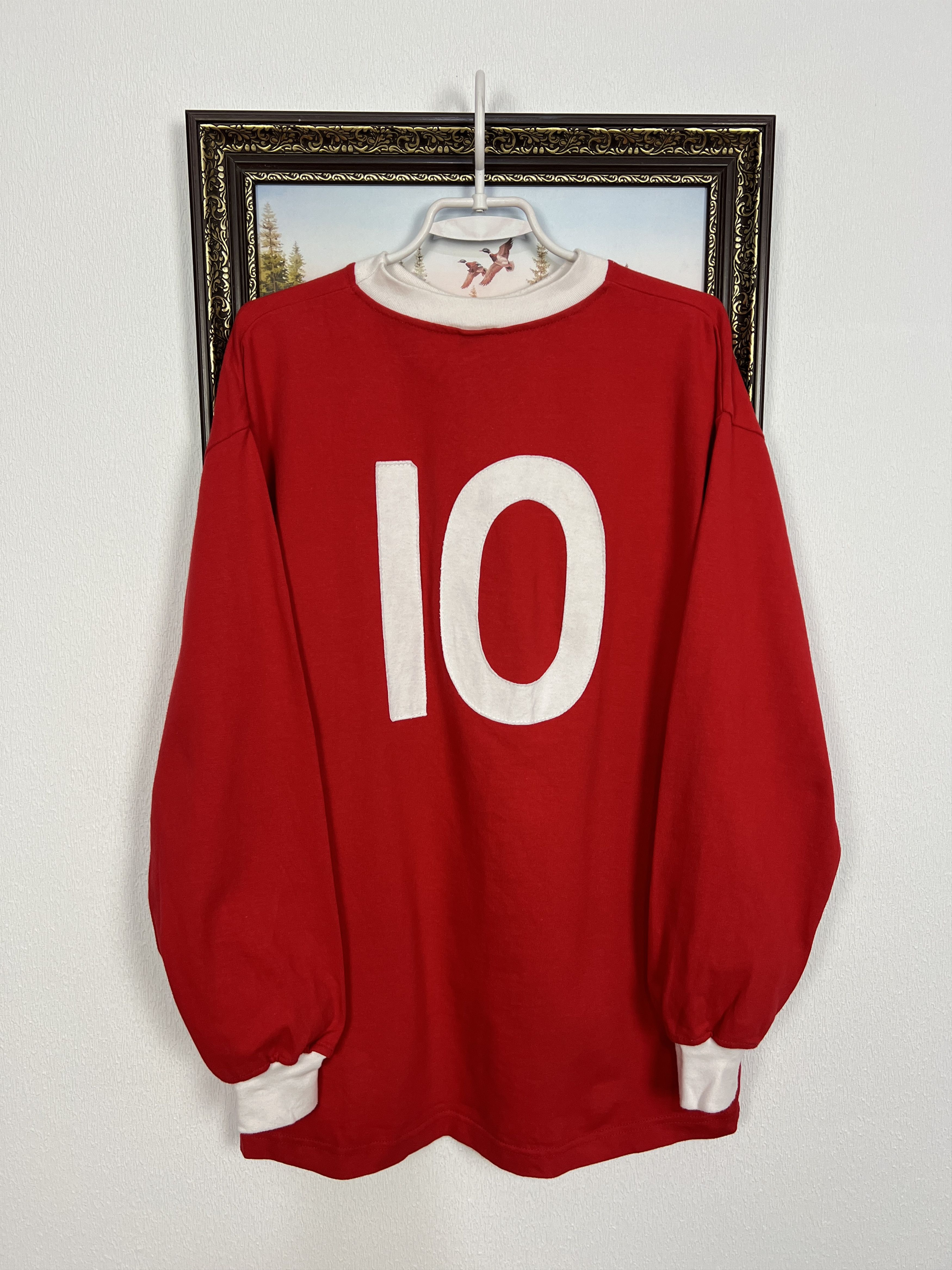 Toffs Manchester United Football Long Sleeve Shirt Soccer Jersey Size US XL / EU 56 / 4 - 7 Thumbnail