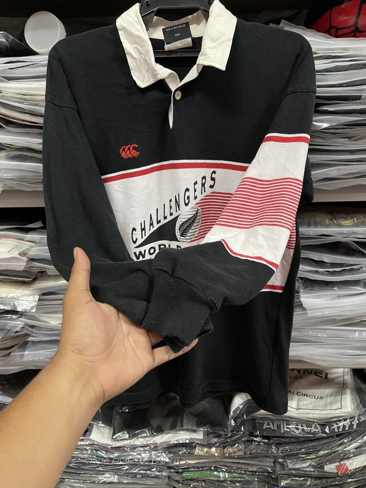 Vintage Vintage 90s World Cup Rugby New Zealand All Blacks🔥🔥🔥 Size US L / EU 52-54 / 3 - 7 Thumbnail