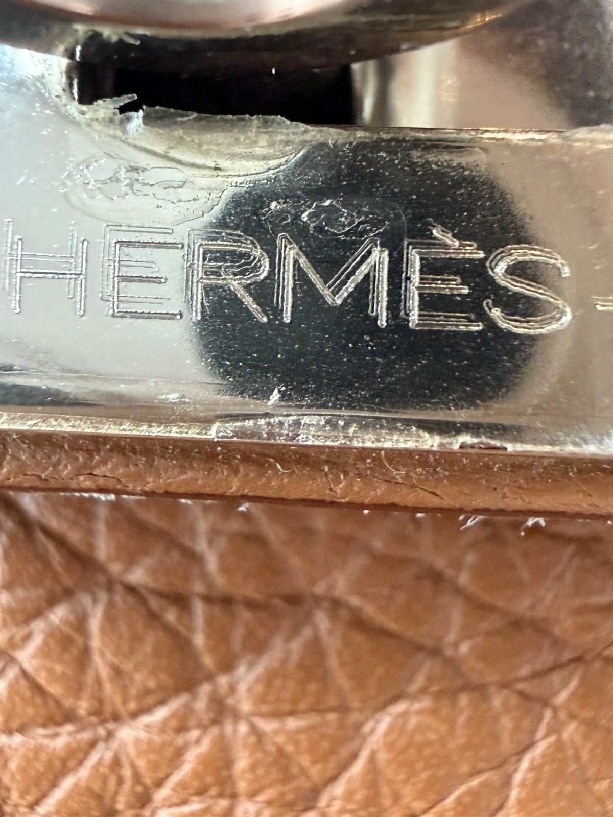 Hermes Hermes Gold Taurillon Clemence Kelly 50 Travel Bag Size ONE SIZE - 16 Thumbnail