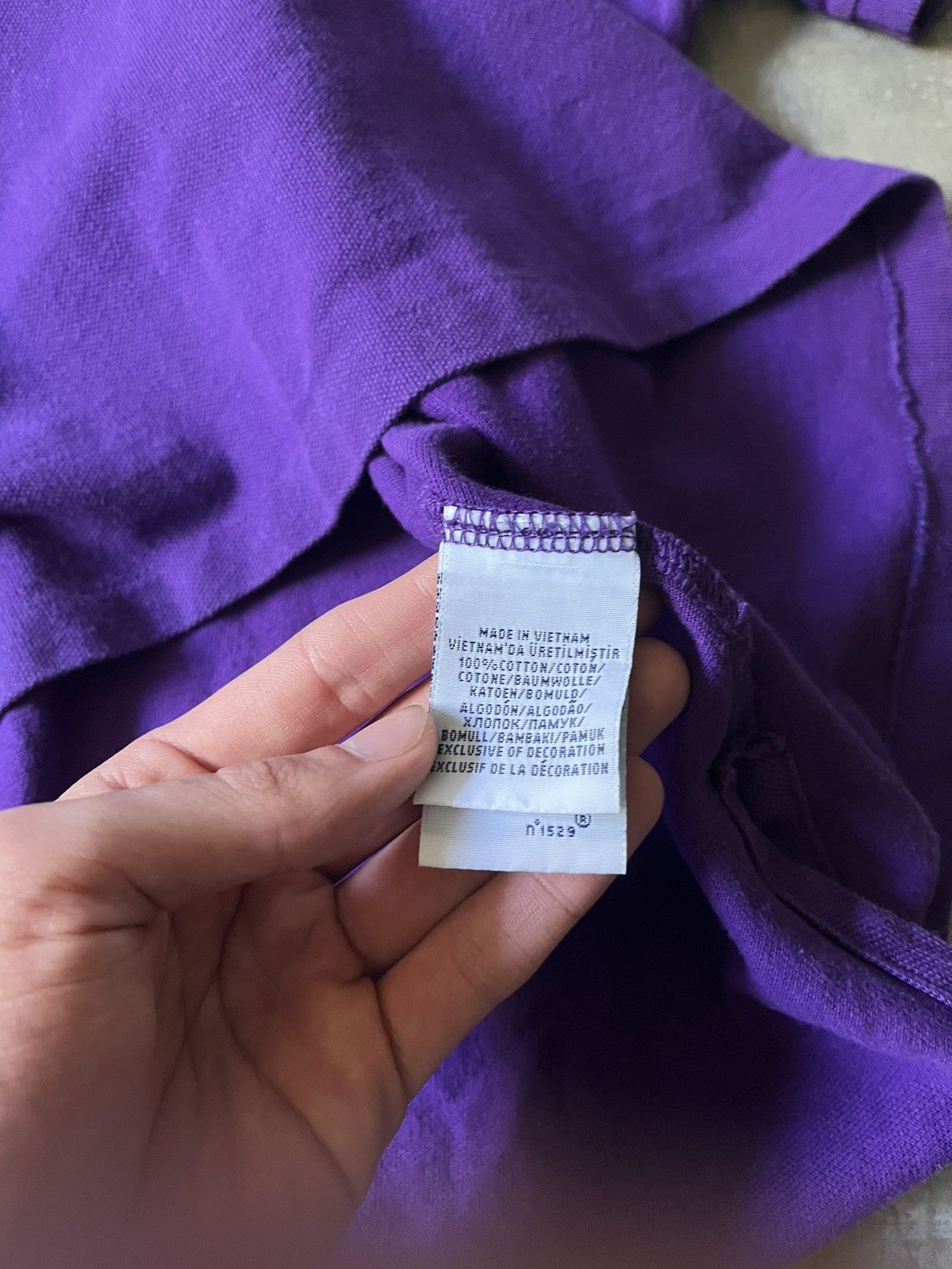 Polo Ralph Lauren × Vintage Vintage Polo Ralph Lauren purple basic polo T-shirt Size US L / EU 52-54 / 3 - 6 Thumbnail