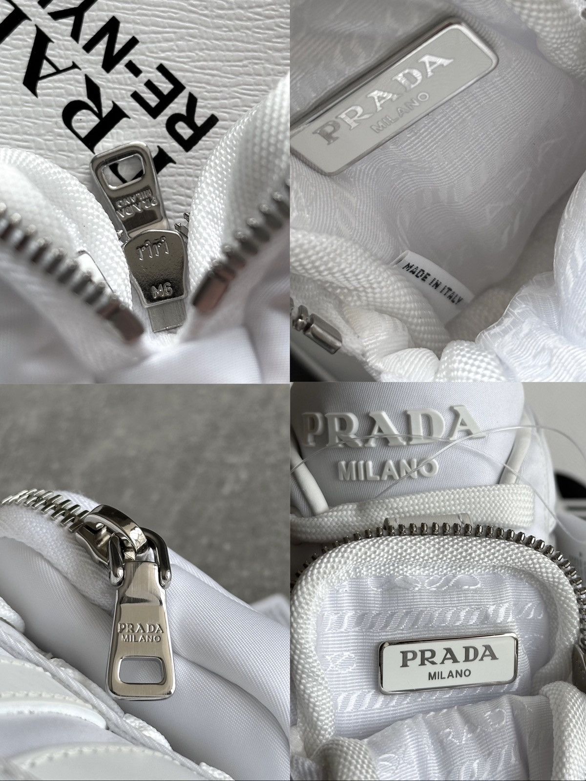 Adidas × Prada Prada Adidas RE-Nylon Forum Low White Sneakers US 6 / 36 Size US 6 / IT 36 - 6 Thumbnail