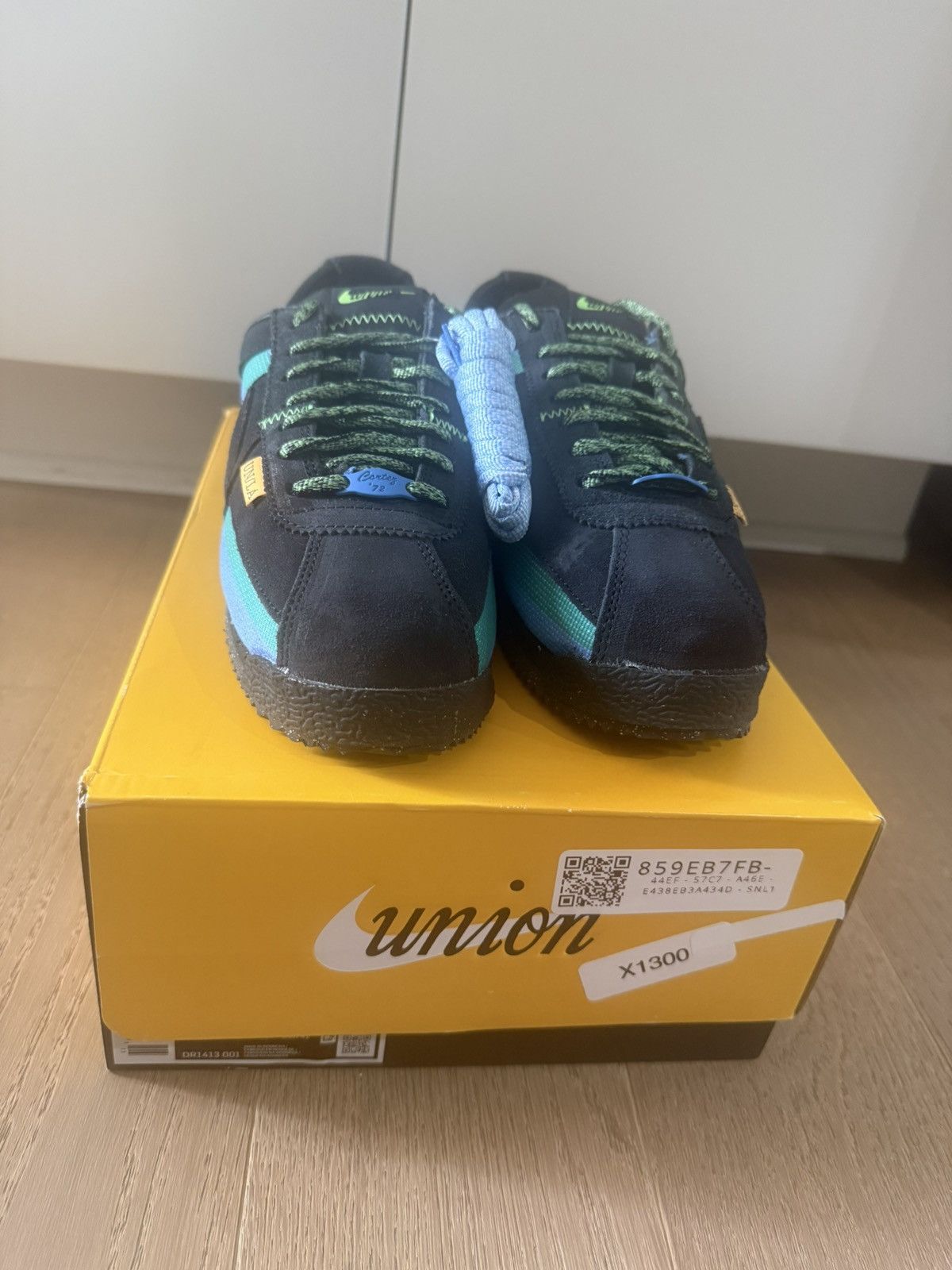 Nike Nike Cortez Classic x Union LA Off Noir Size 8.5 In Hand Size US 8.5 / EU 41-42 - 2 Thumbnail