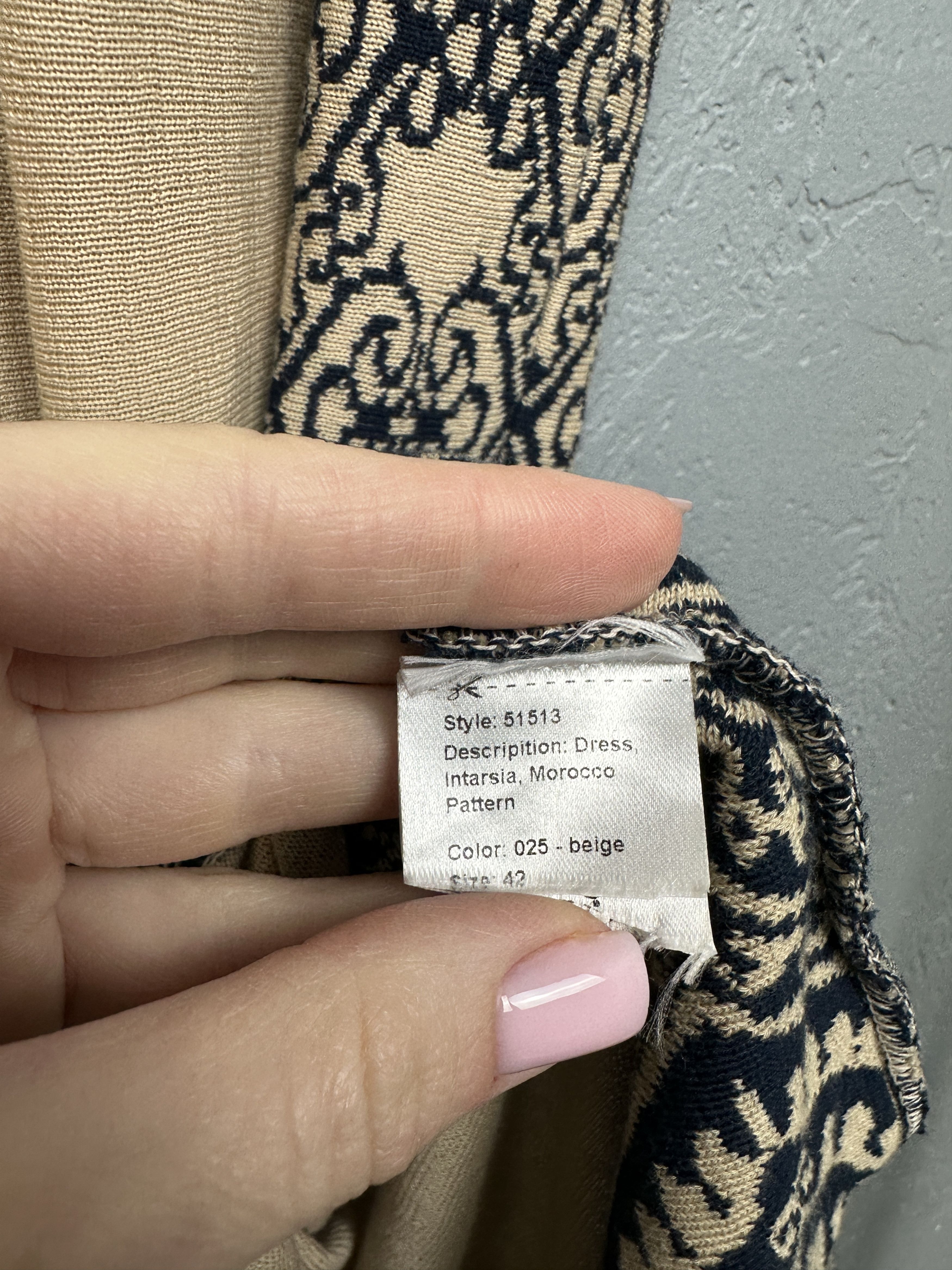 Other Ivko Womens Beige Dress Size M / US 6-8 / IT 42-44 - 4 Thumbnail