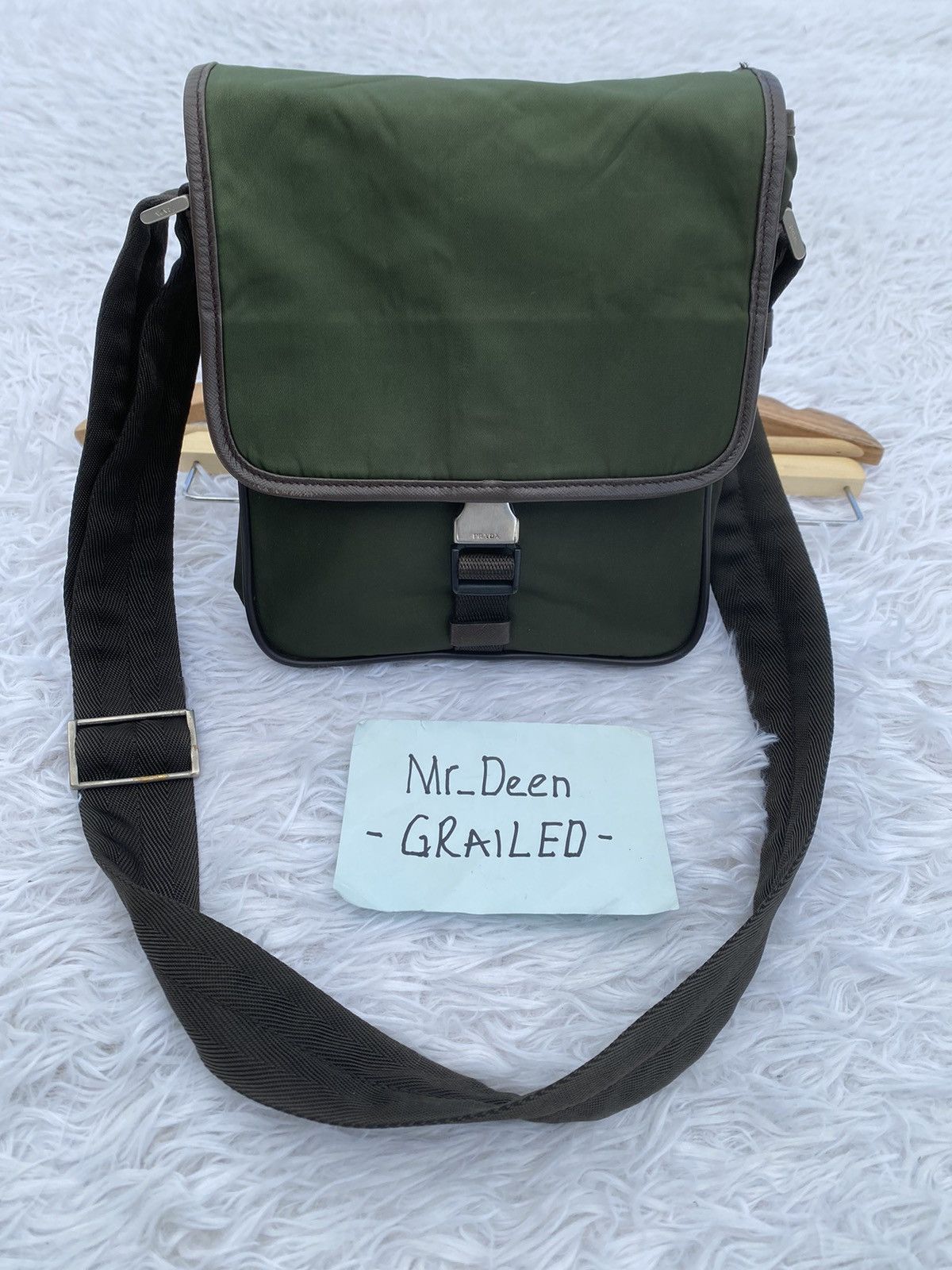 Prada Rare Vintage PRADA Nylon Sling Bang Size ONE SIZE - 2 Thumbnail