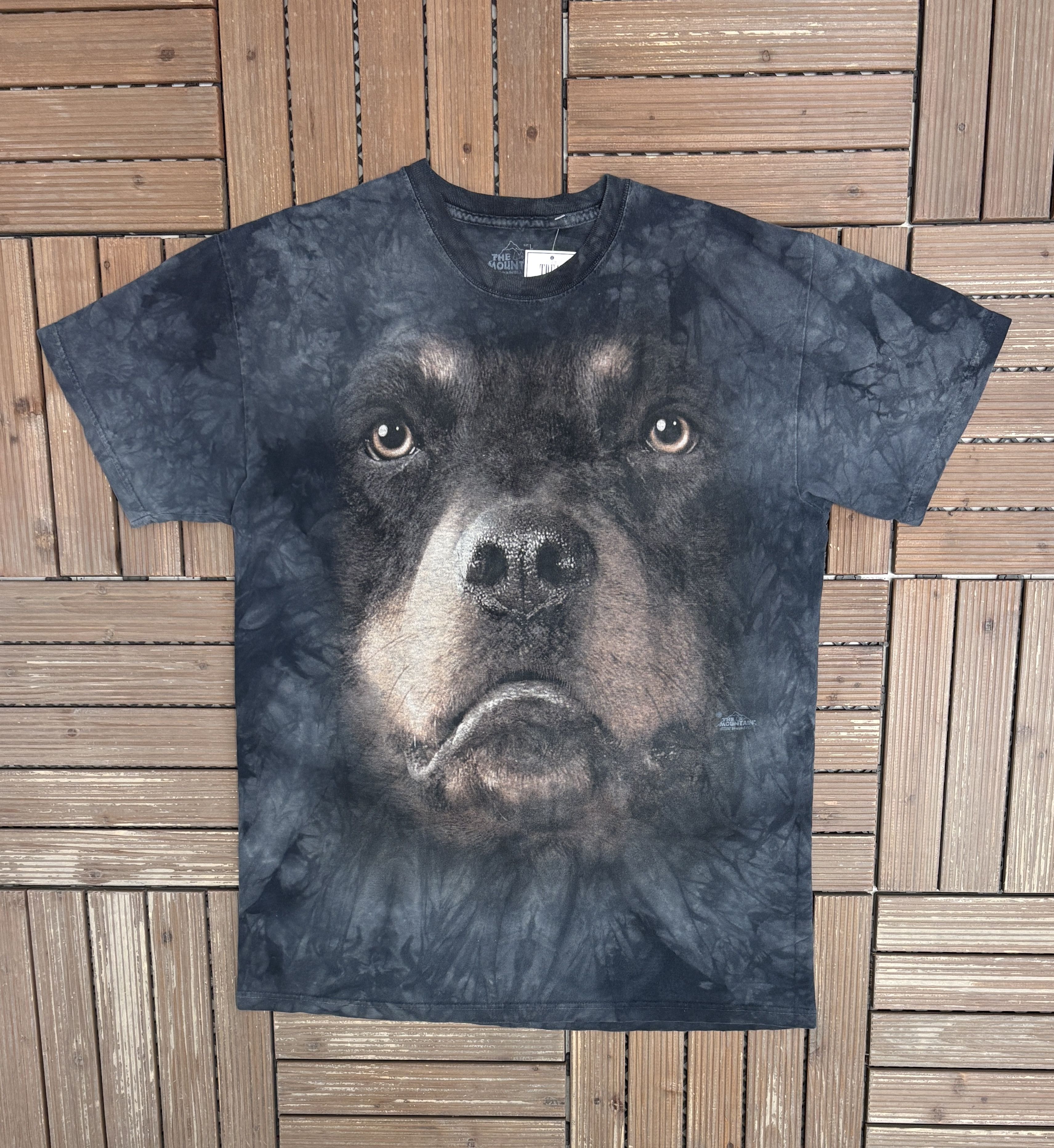 The Mountain Dog Big Print Vintage The Mountain T-Shirt Tee Size US L / EU 52-54 / 3 - 1 Thumbnail