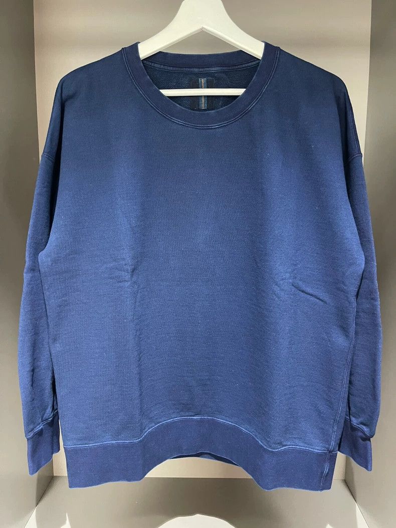 Visvim VISVIM Indigo Dyed Sweatshirt Size 2- DMC Size US M / EU 48-50 / 2 - 1 Thumbnail