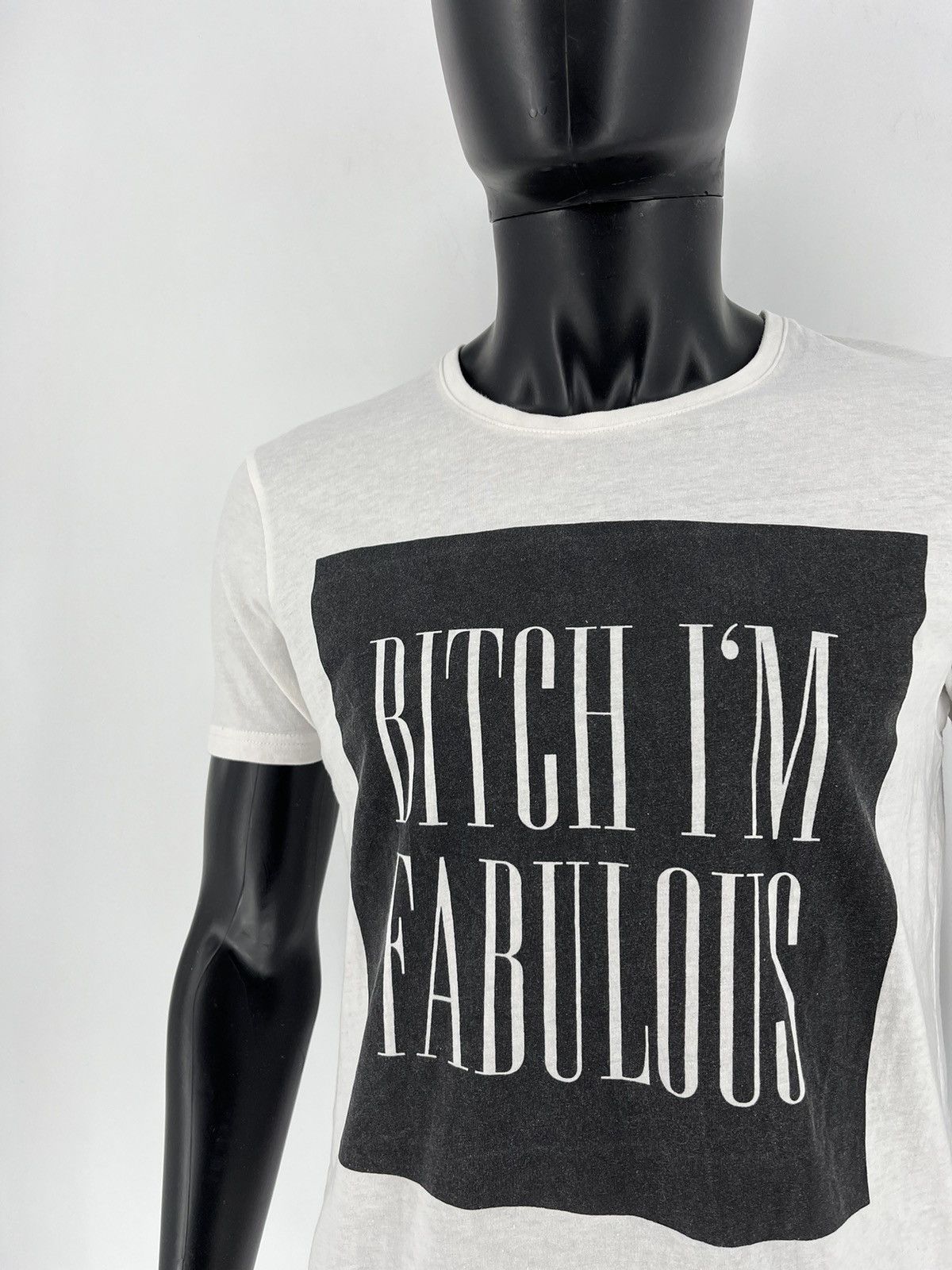 Vintage Vintage Inscription Adult “ Bitch im Fabulous ” Humor Tee Size US M / EU 48-50 / 2 - 6 Thumbnail
