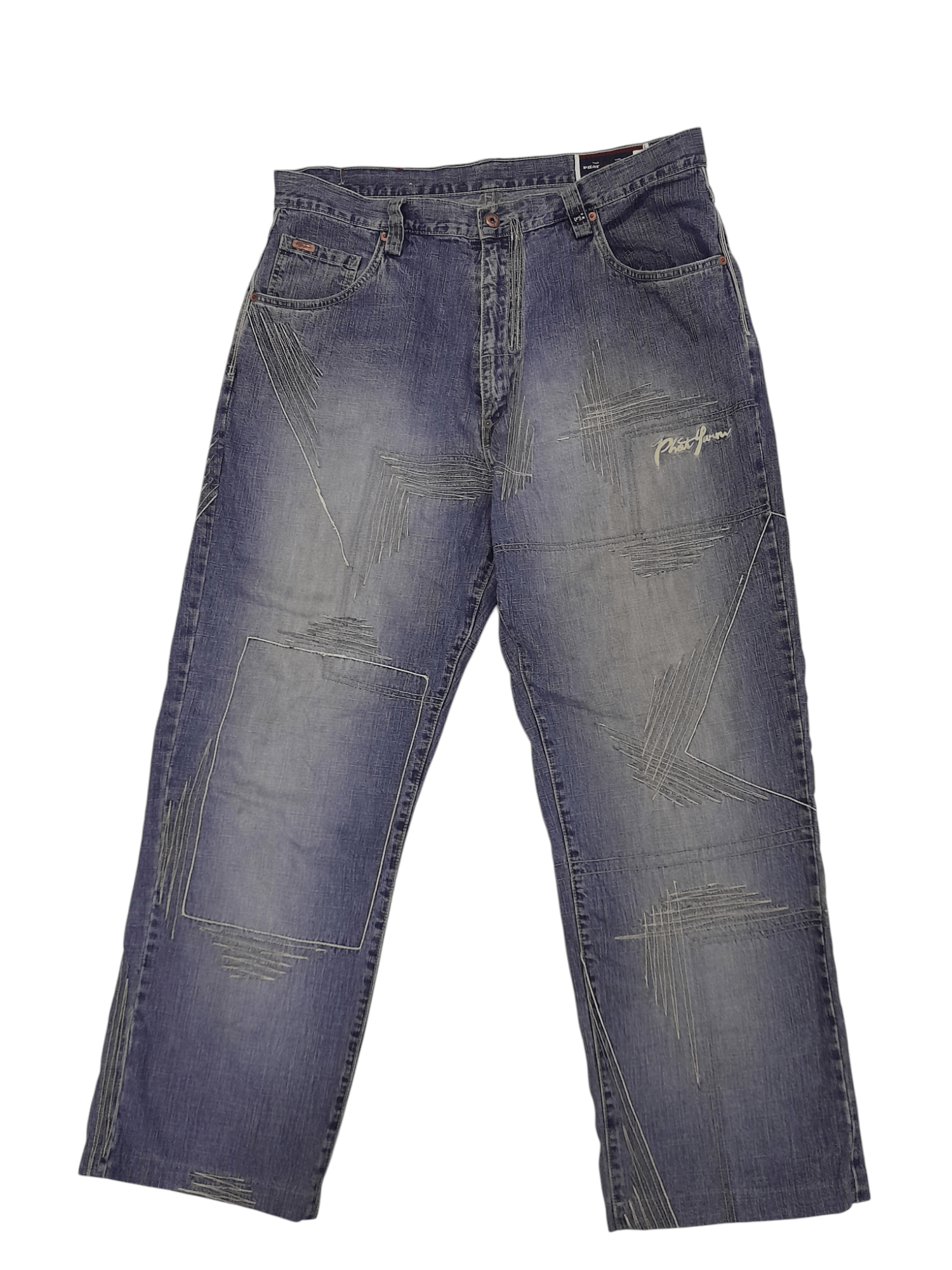 Phat Farm Phat Farm Baggy Denim (F526) Waist 36 Size US 36 / EU 52 - 1 Thumbnail