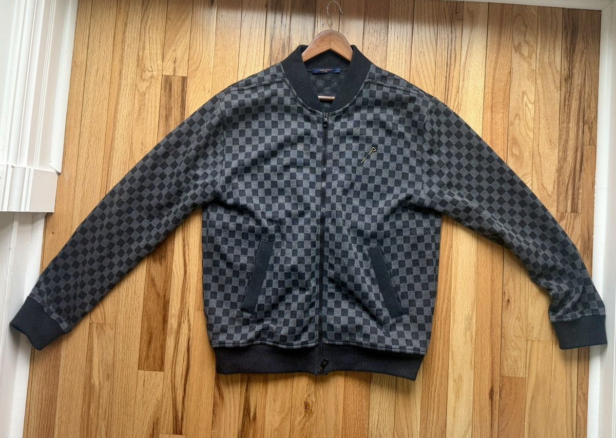 Louis Vuitton Louis Vuitton Damier Jacquard Zip-Through Bomber Jacket Size US L / EU 52-54 / 3 - 6 Thumbnail