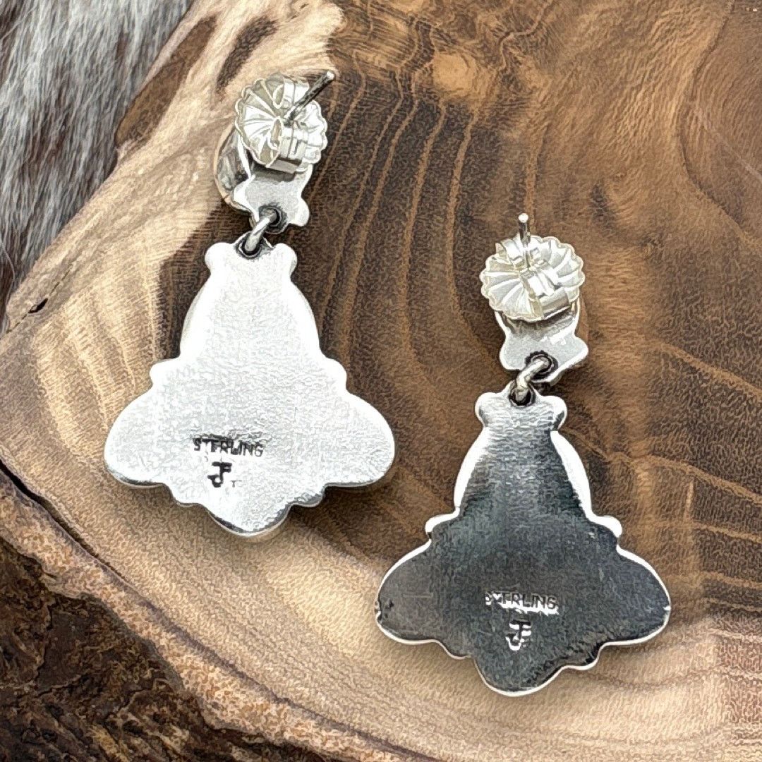 Other FEDERICO JIMENEZ Sterling Onyx Pearl Cluster Dangle Earrings Size ONE SIZE - 2 Thumbnail