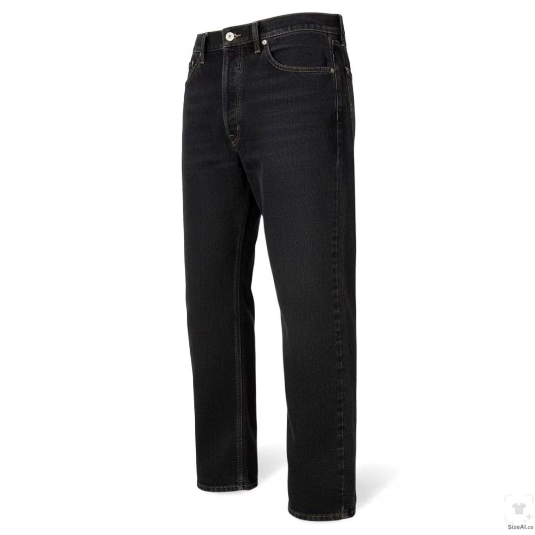 Levi's Levi'S 505 Jeans Mens Black Dark Wash 38x29 Straight Fit - Zip Fly Size US 38 / EU 54 - 2 Thumbnail