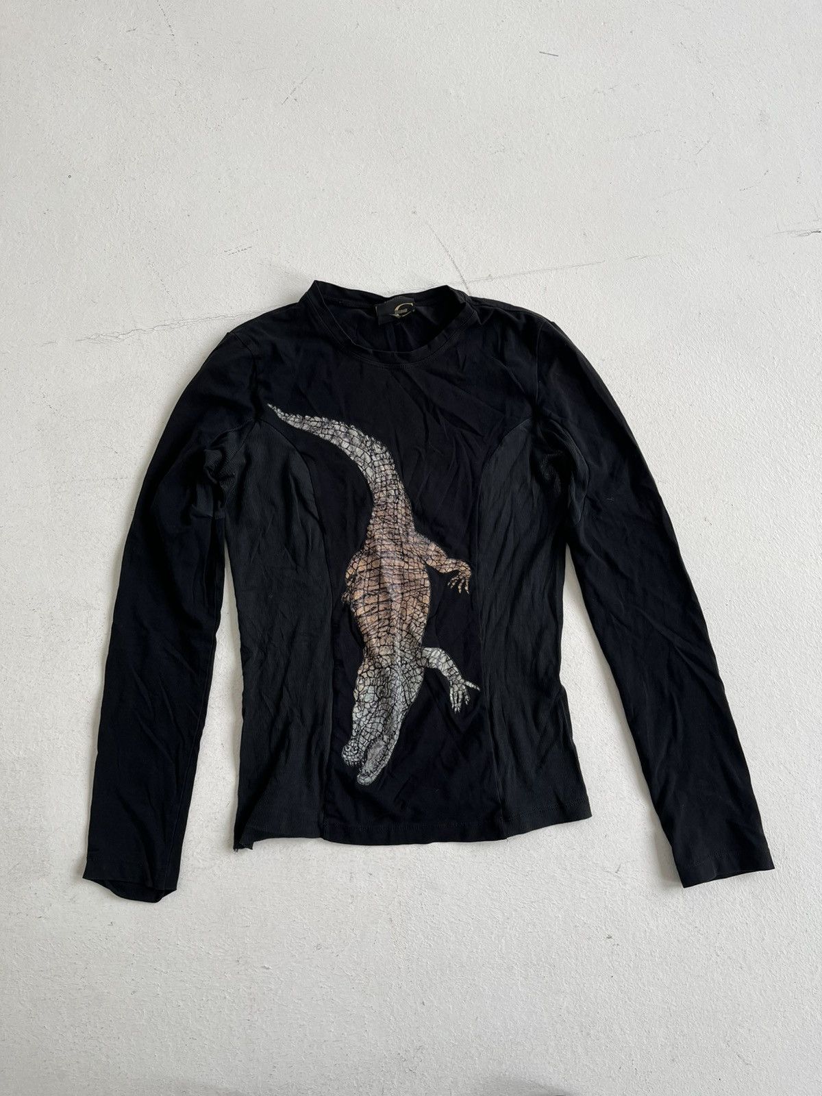 Just Cavalli Vintage 90s Just Cavalli Desginer Longs leeve Shirt y2k Size M / US 6-8 / IT 42-44 - 1 Thumbnail