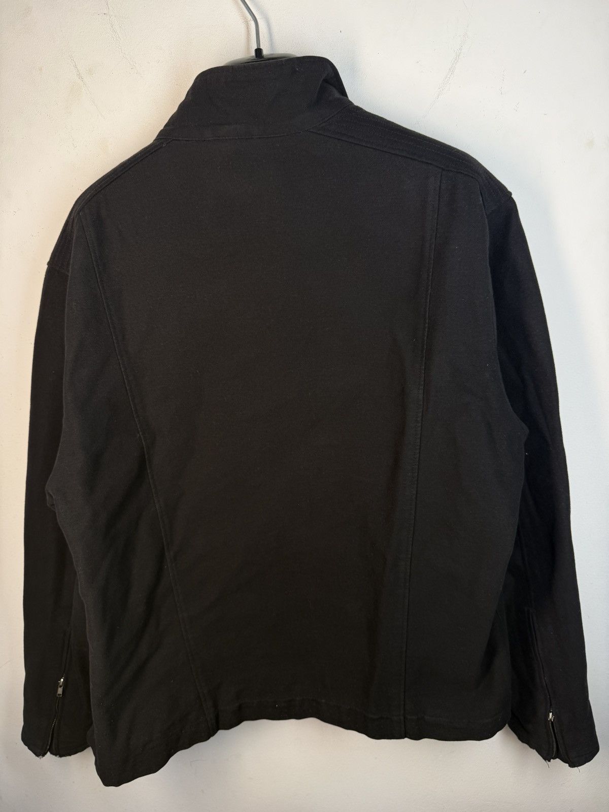 Yves Saint Laurent Black YSL Jacket Cotton Monogram Classic Bomber Zip Up Size US S / EU 44-46 / 1 - 14 Thumbnail