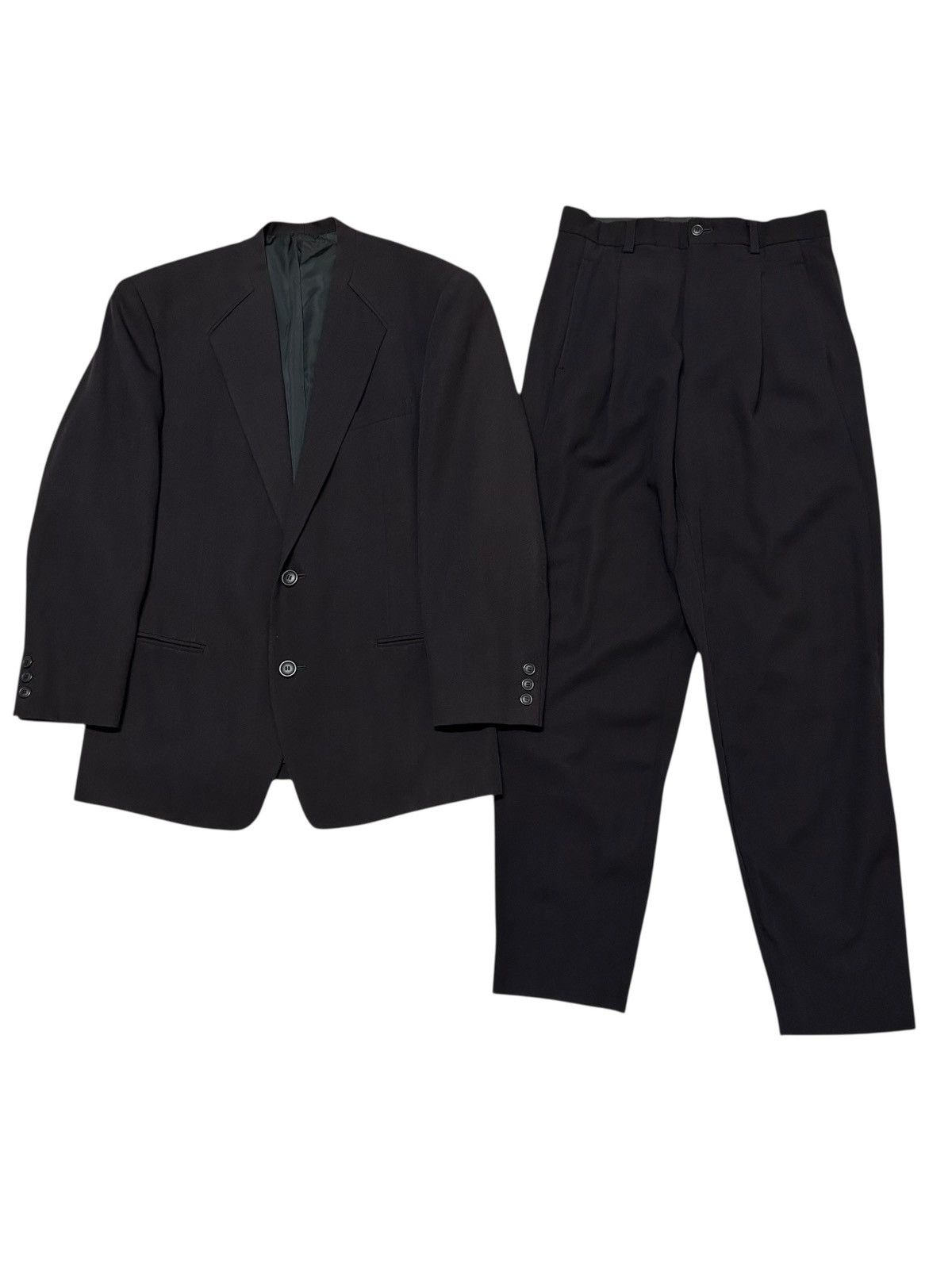 IS ISSEY MIYAKE 80s セットアップ スーツ ツイード ウール 美品】IS イッセイミヤケ 80s ウールツイード セットアップ