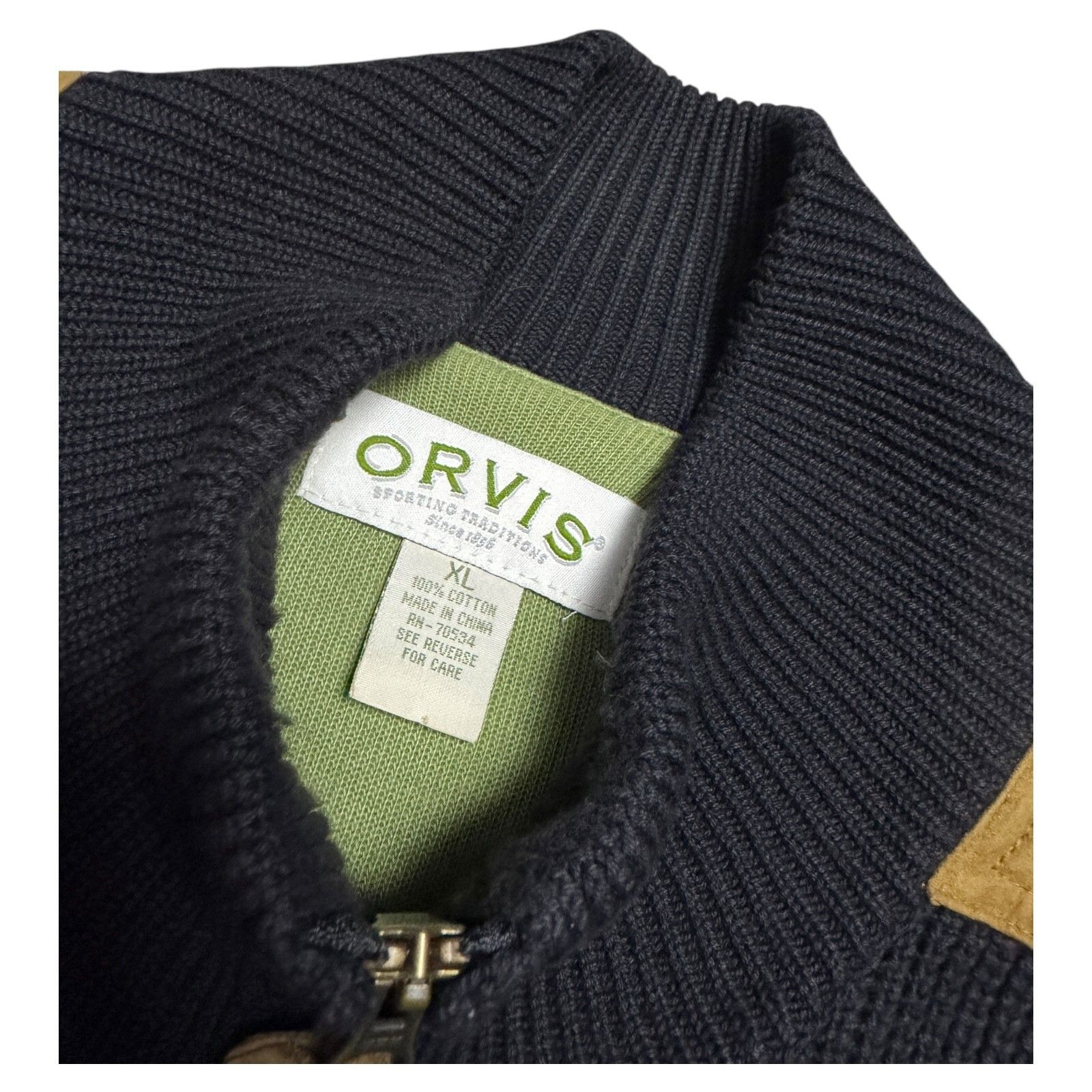 Orvis ORVIS Heavy Knit Navy Blue Outdoor Winter Spring Vest XL Size US XL / EU 56 / 4 - 5 Thumbnail