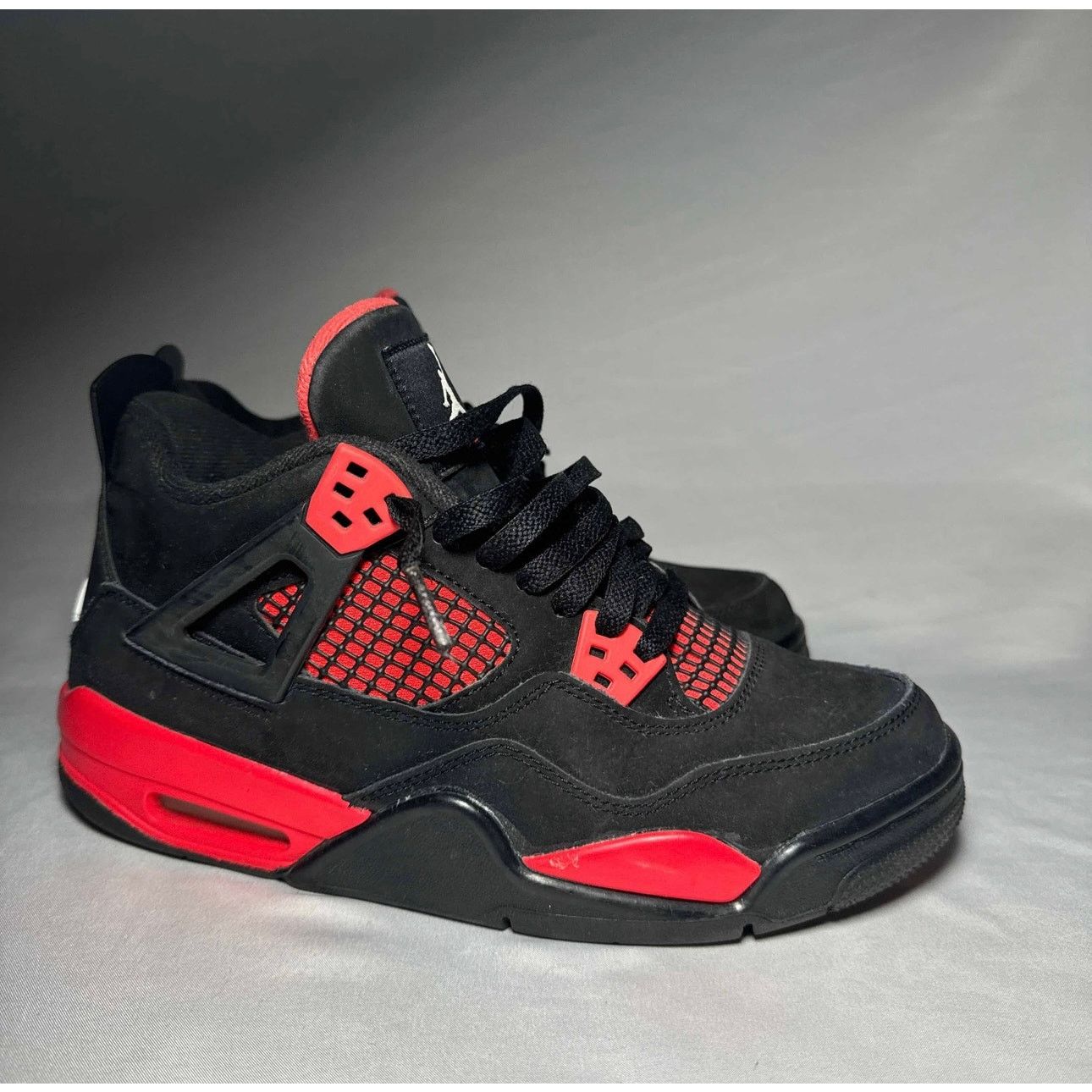 Jordan Brand × Nike Size 6 - Nike Air Jordan 4 Retro GS Red Thunder Men's Shoes Size US 6 / EU 39 - 1 Thumbnail
