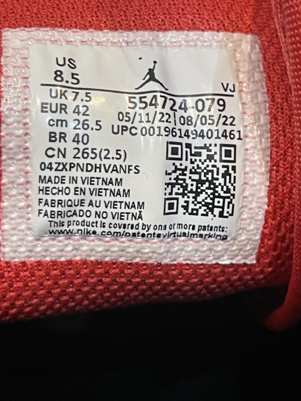 Jordan Brand Air Jordan 1 Mid Fire Red Size US 8.5 / EU 41-42 - 6 Thumbnail