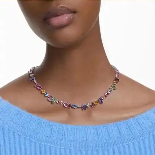 VIBE Colorful Crystal Necklace Size ONE SIZE - 3 Thumbnail