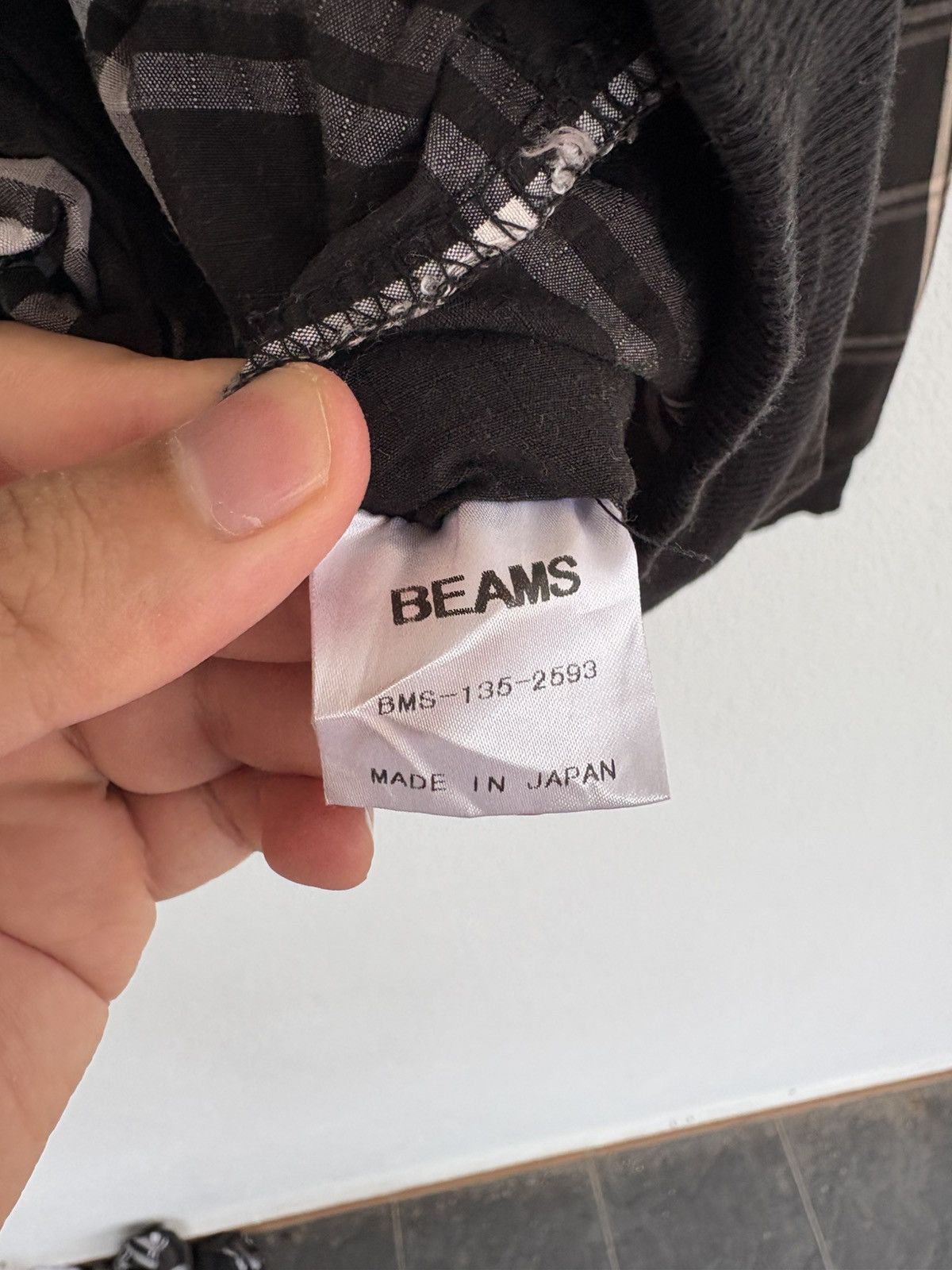 Beams Plus Beams Checkered Box Baggy Sweatshirts Trashed Distressed Size US L / EU 52-54 / 3 - 6 Thumbnail