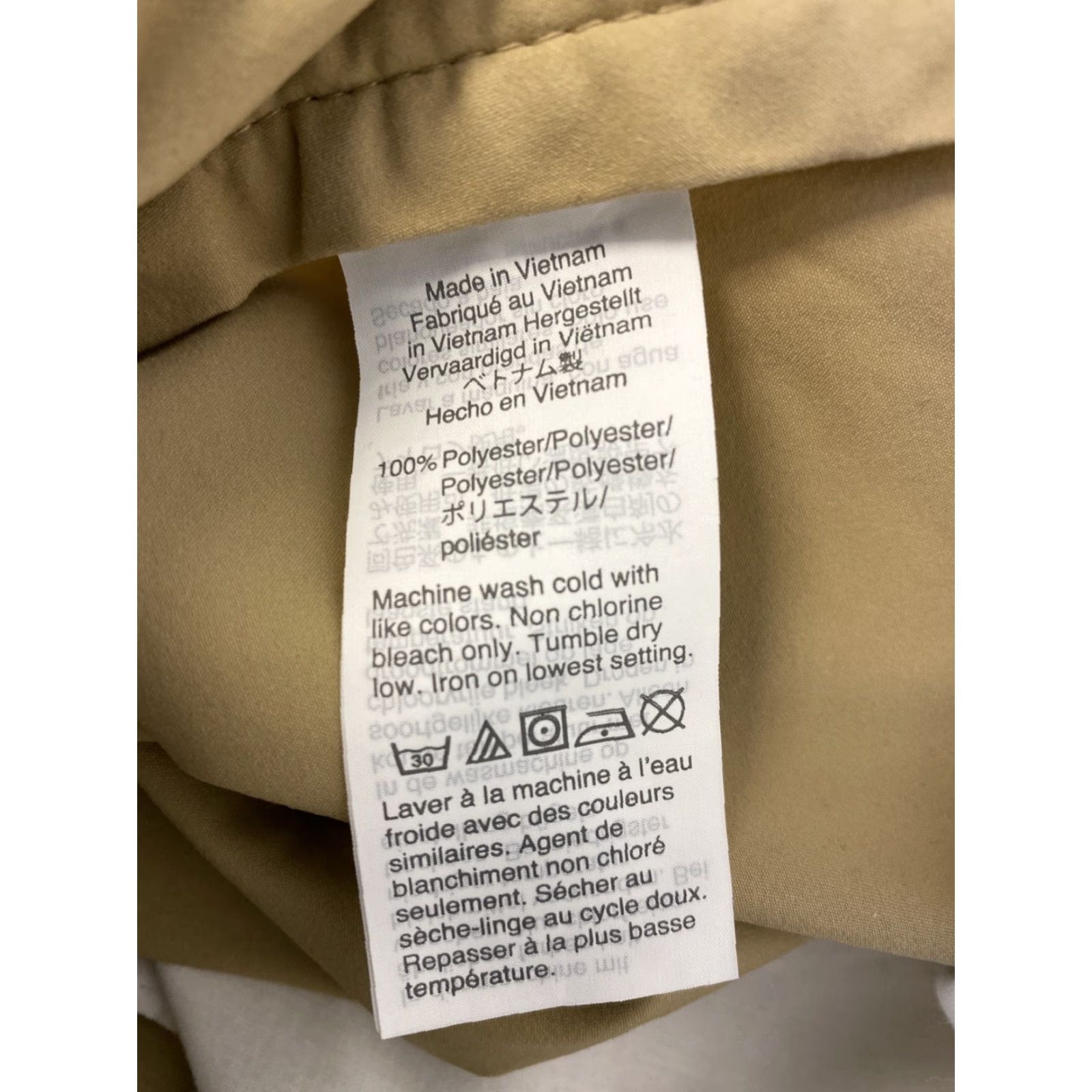 J.Crew J.CREW Shorts Mens 29 Beige Flat Front Chino Polyester 11" Inseam Light / 99-48 Regular Chino Preppy Stretch Casual Casual Wear Men Size US 29 - 8 Thumbnail